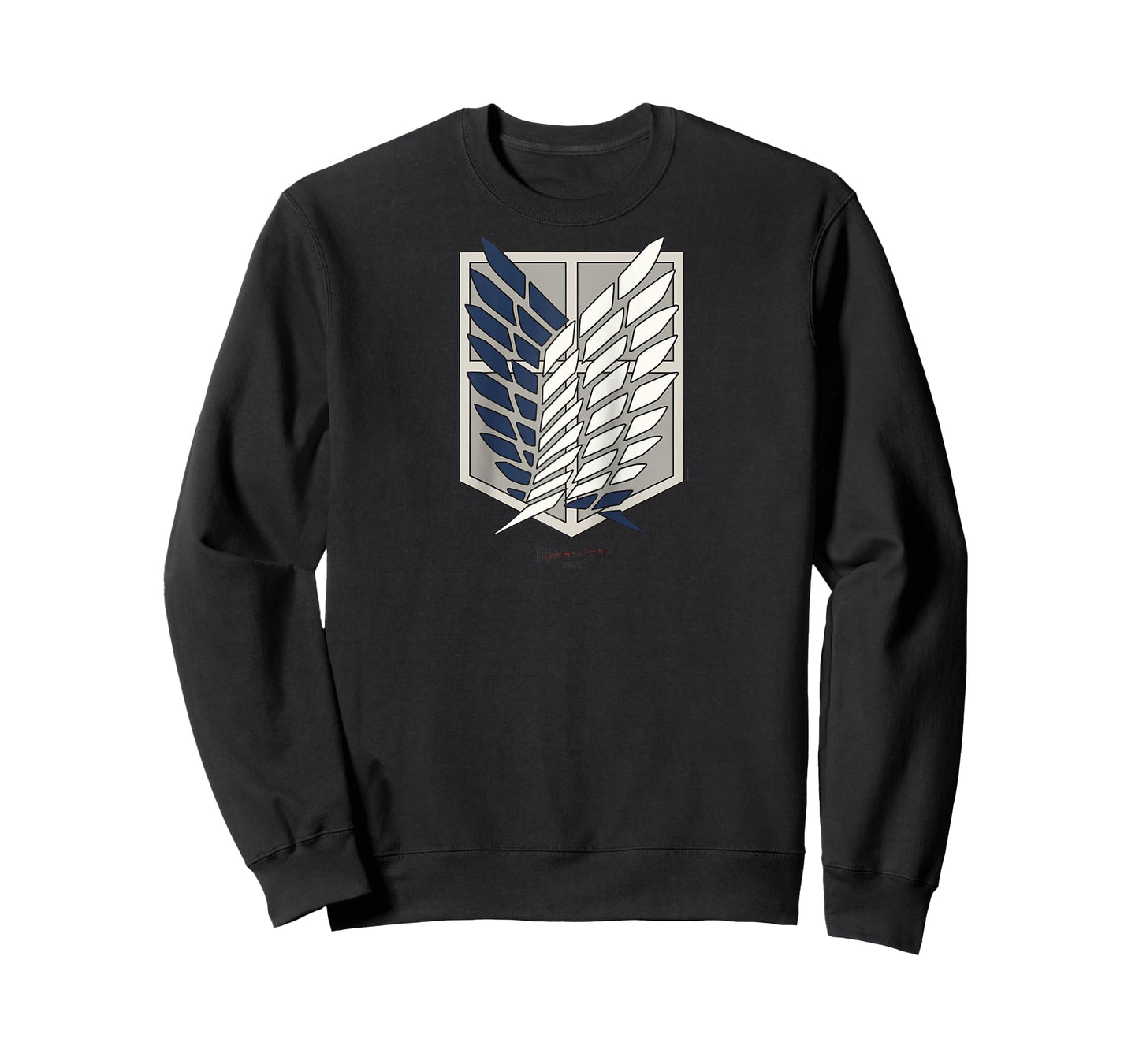 Attack on Titan Scout Regiment Shield AOT Anime Raglan Baseball Tee