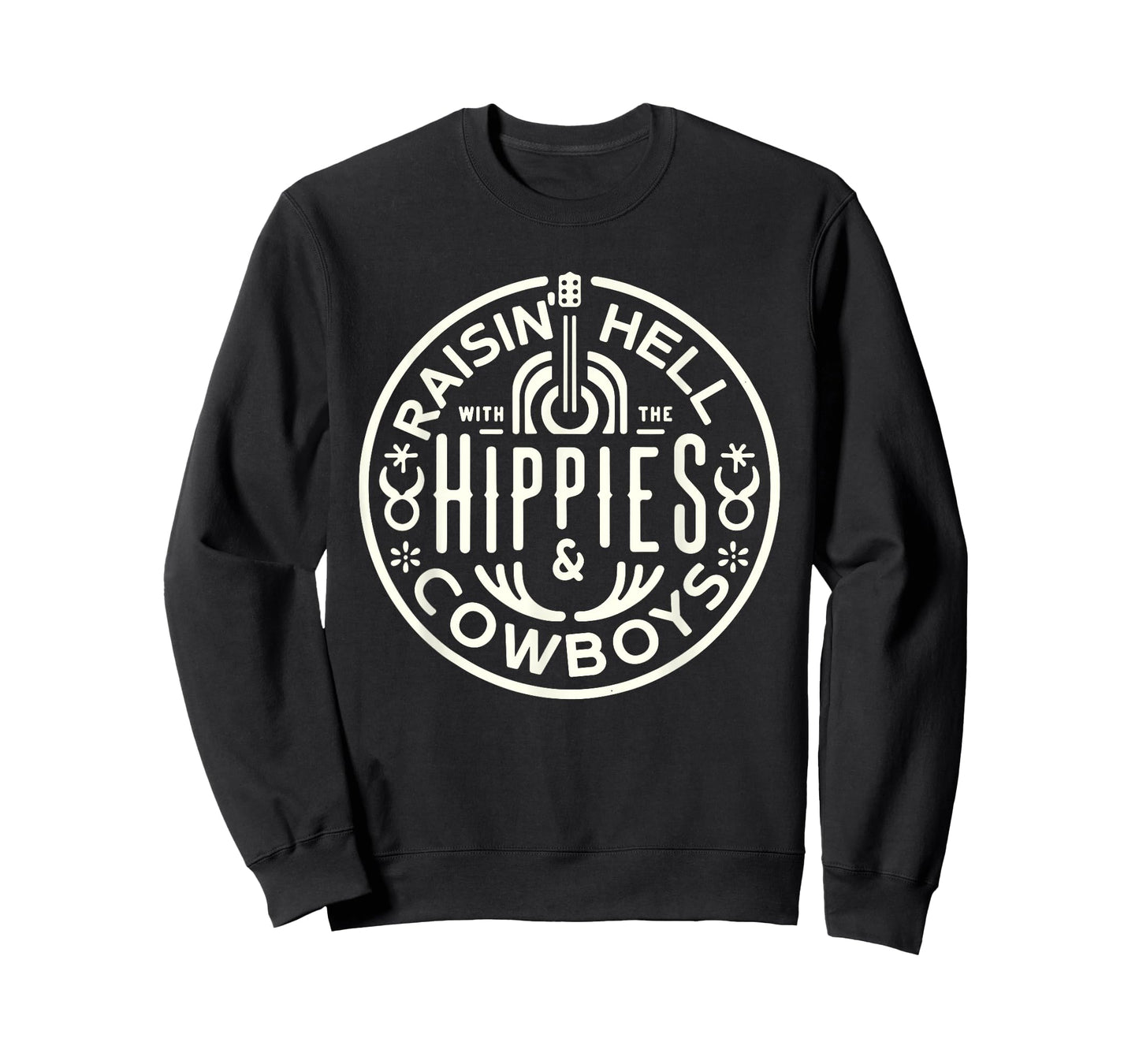 Raisin' Hell With The Hippies And The Cowboys Country T-Shirt