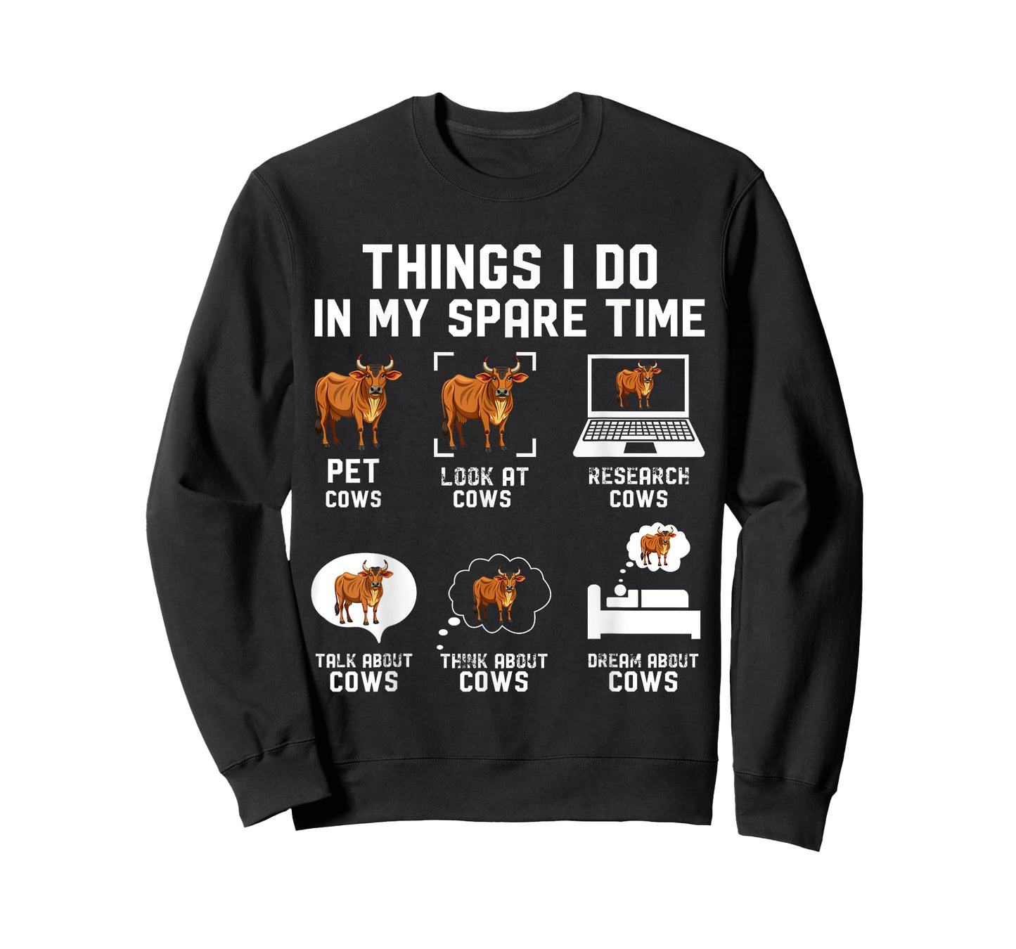 Things I Do In My Spare Time Funny Farmer Humor T-Shirt
