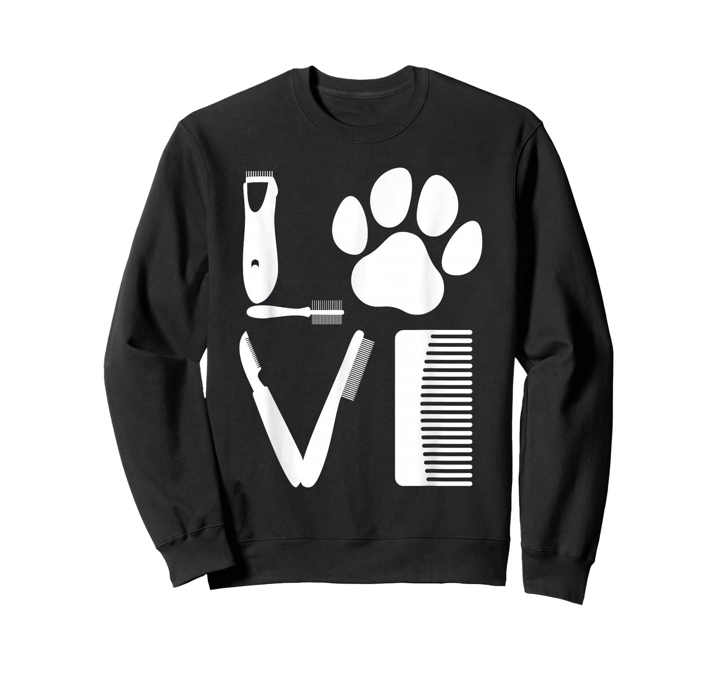Funny Dog Grooming Art for Men Women Pet Groomer Dog Groomer T-Shirt