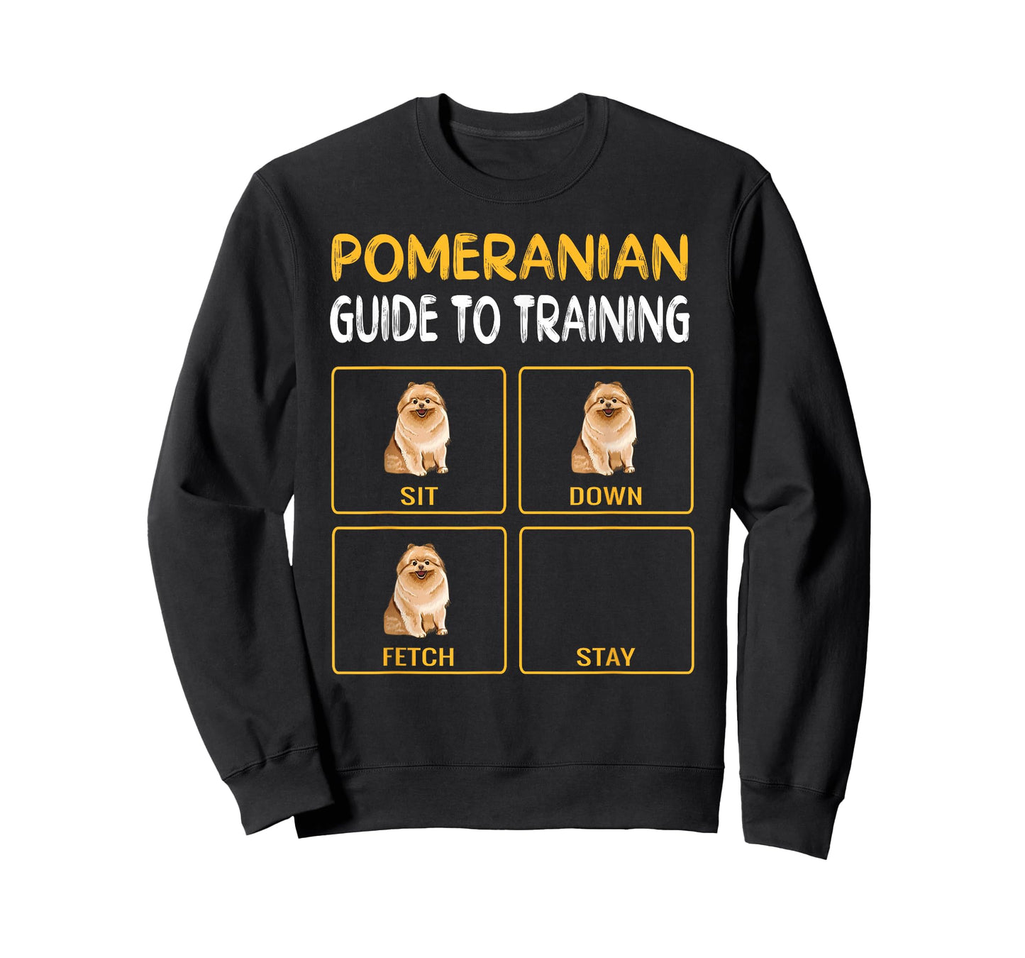 Funny Pomeranian Guide to Training Dog Obedience T-Shirt