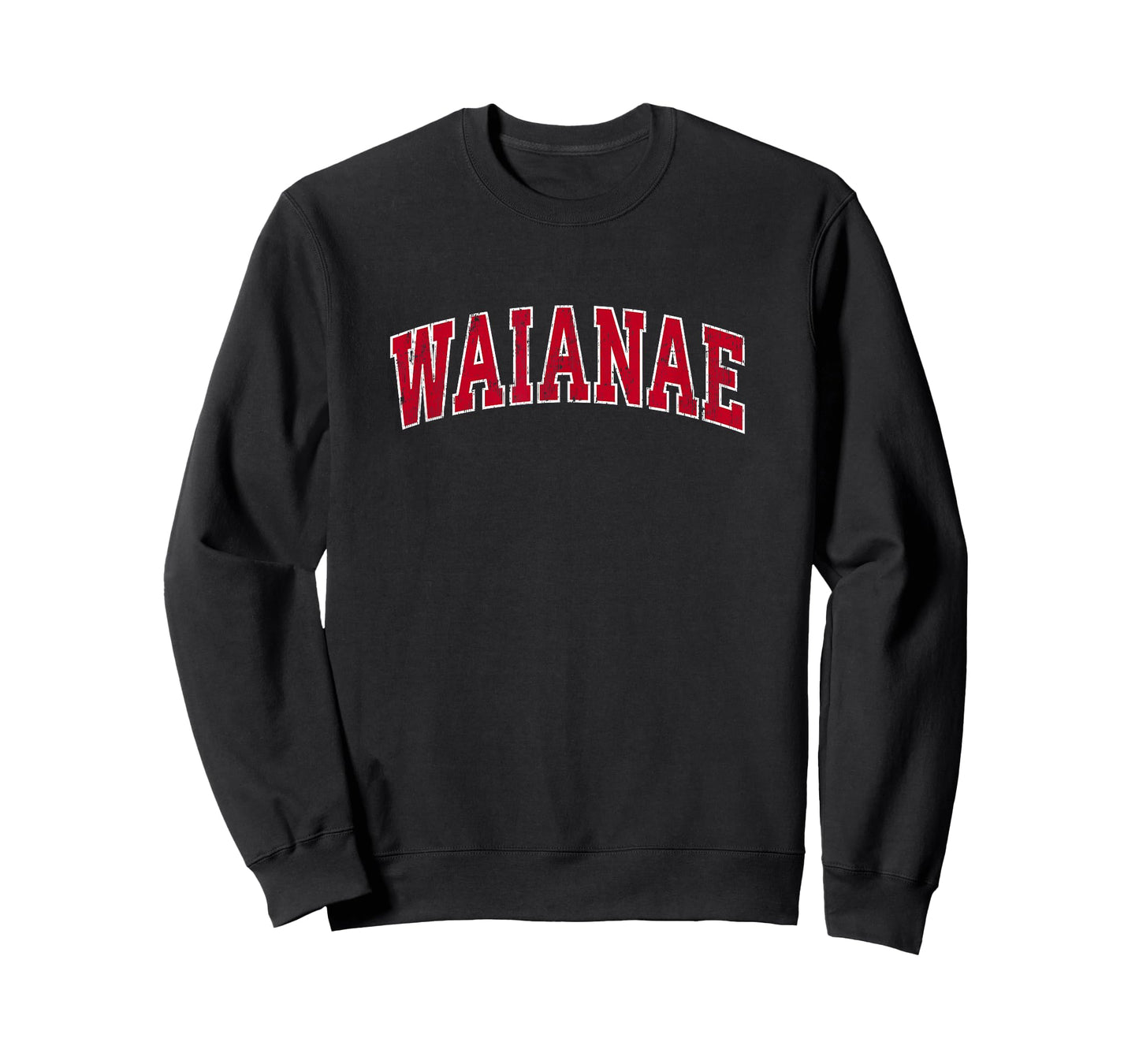 Waianae Hawaii HI Vintage Sports Design Red Design T-Shirt