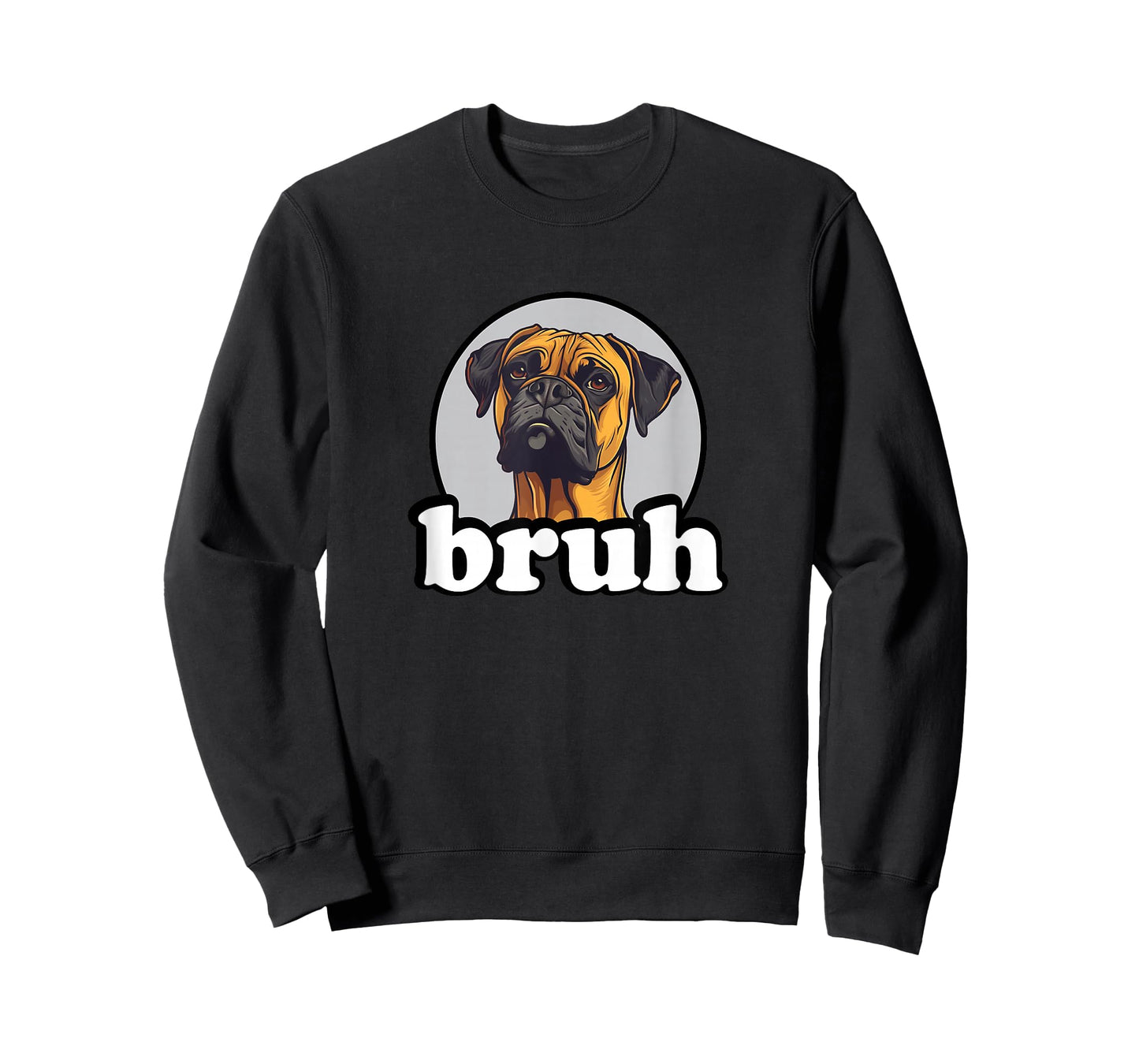 Boys Girls Cute Funny Bruh Kids Boxer Dog Lover T-Shirt