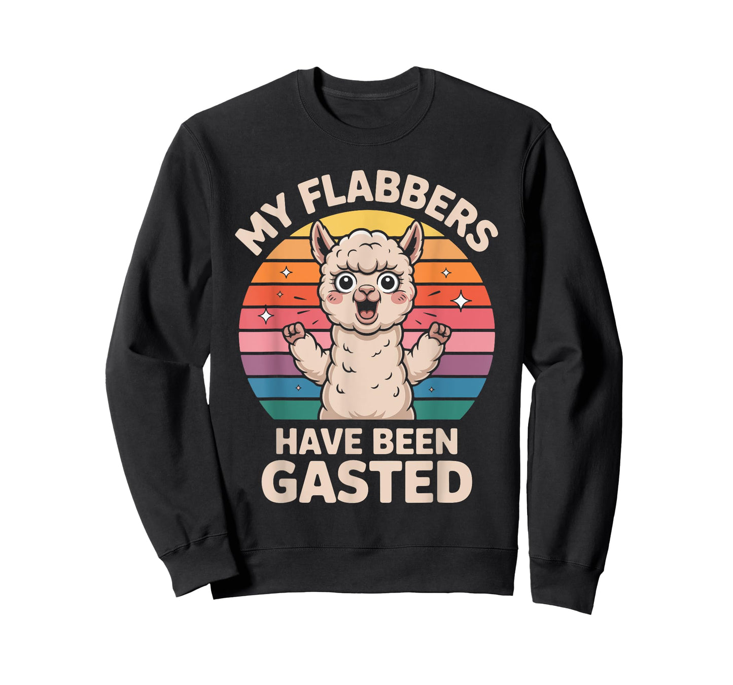 My Flabbers Have Been Gasted Funny Alpaca T-Shirt