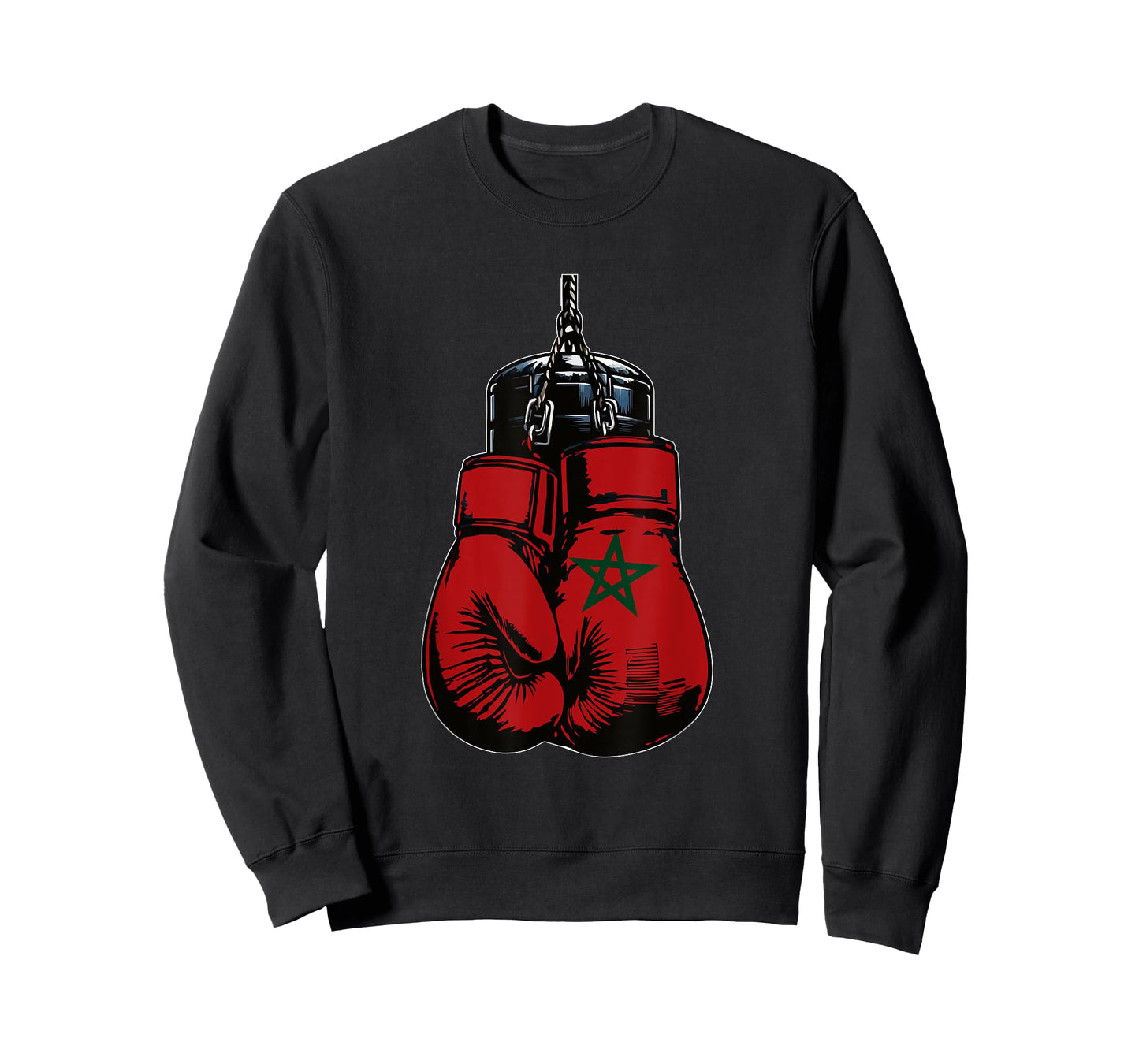 Proud Heritage Morocco Flag Boxing Gloves T-Shirt