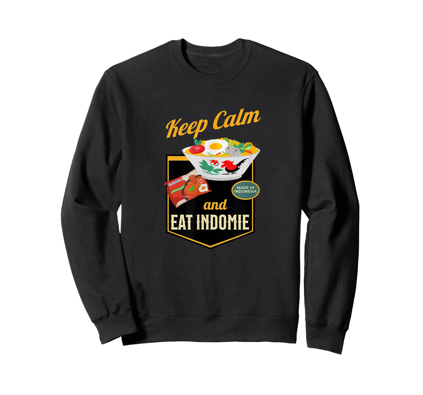 Keep Calm And Eat Indomie, Gift for Indonesian Foodie Lover T-Shirt