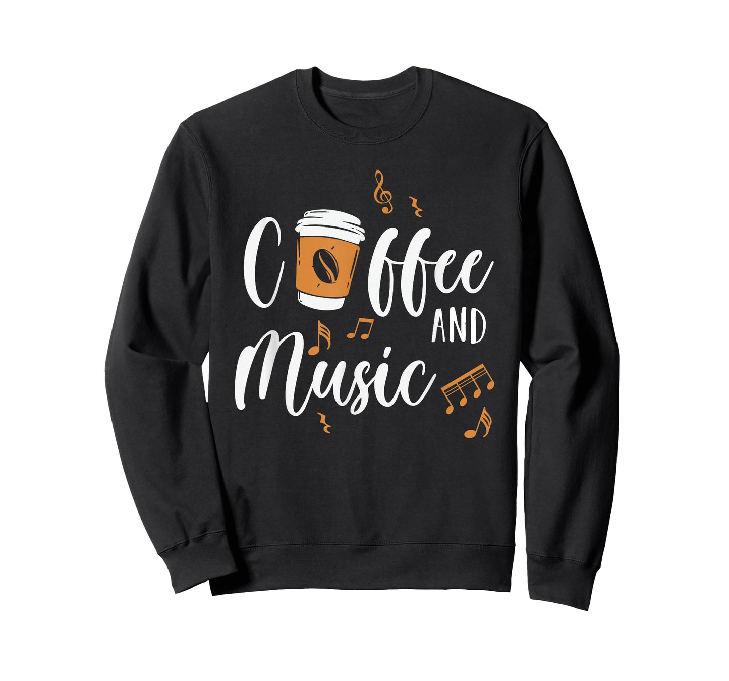 Caffeine Lover Music Makes Happy Coffee And Music T-Shirt