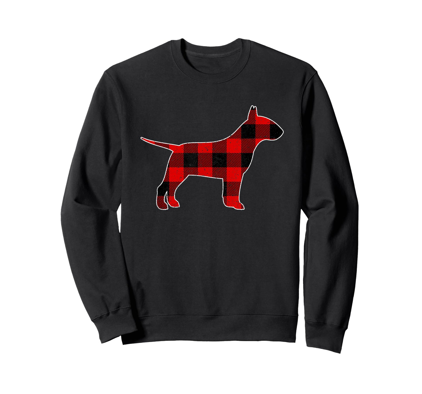 Christmas Plaid Bull Terrier Shirt, Christmas Dog Pajama T-Shirt