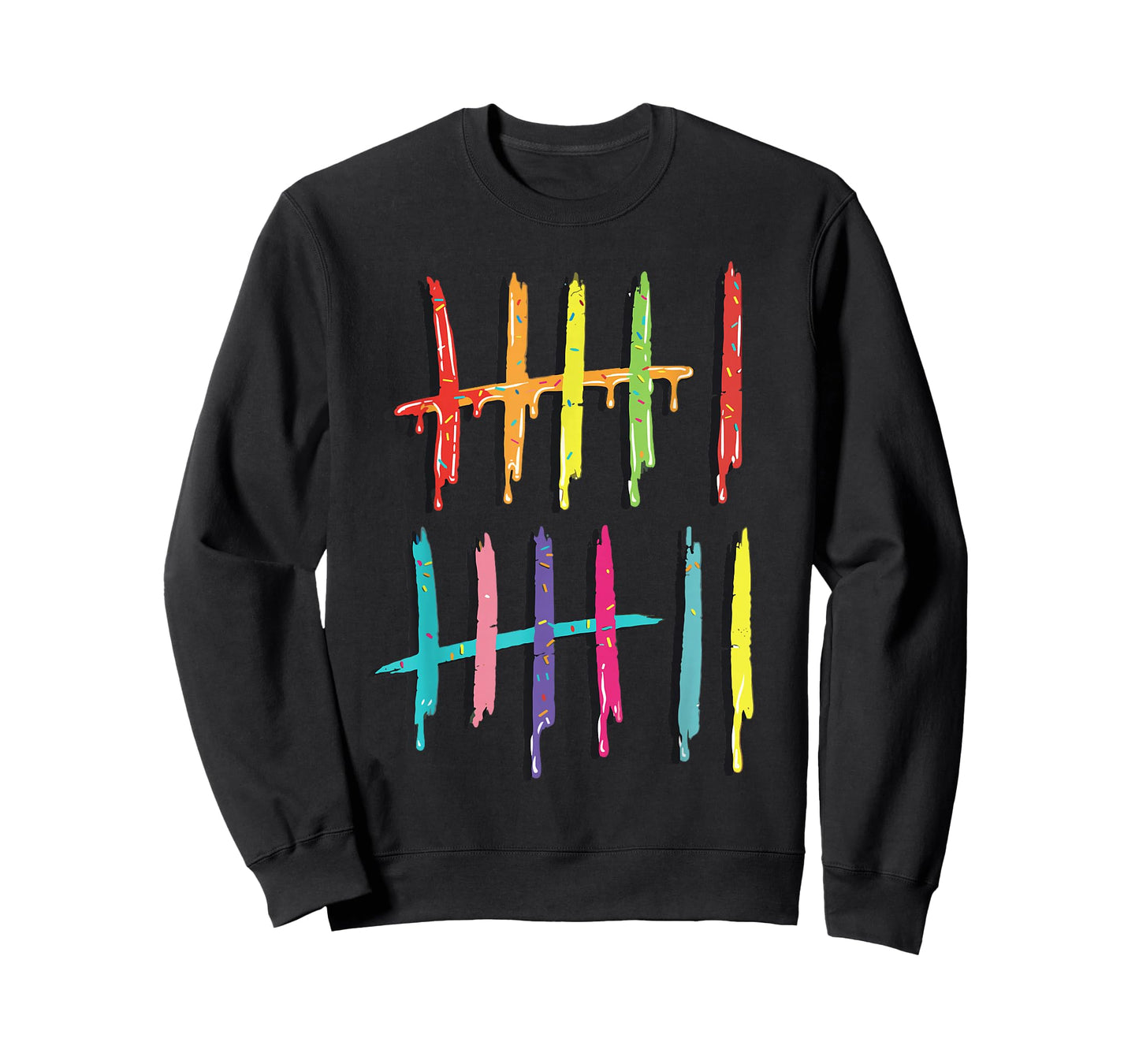 Tally Marks 6 7 Numbers Funny Six Seven 67 Meme Gen Z Humor T-Shirt