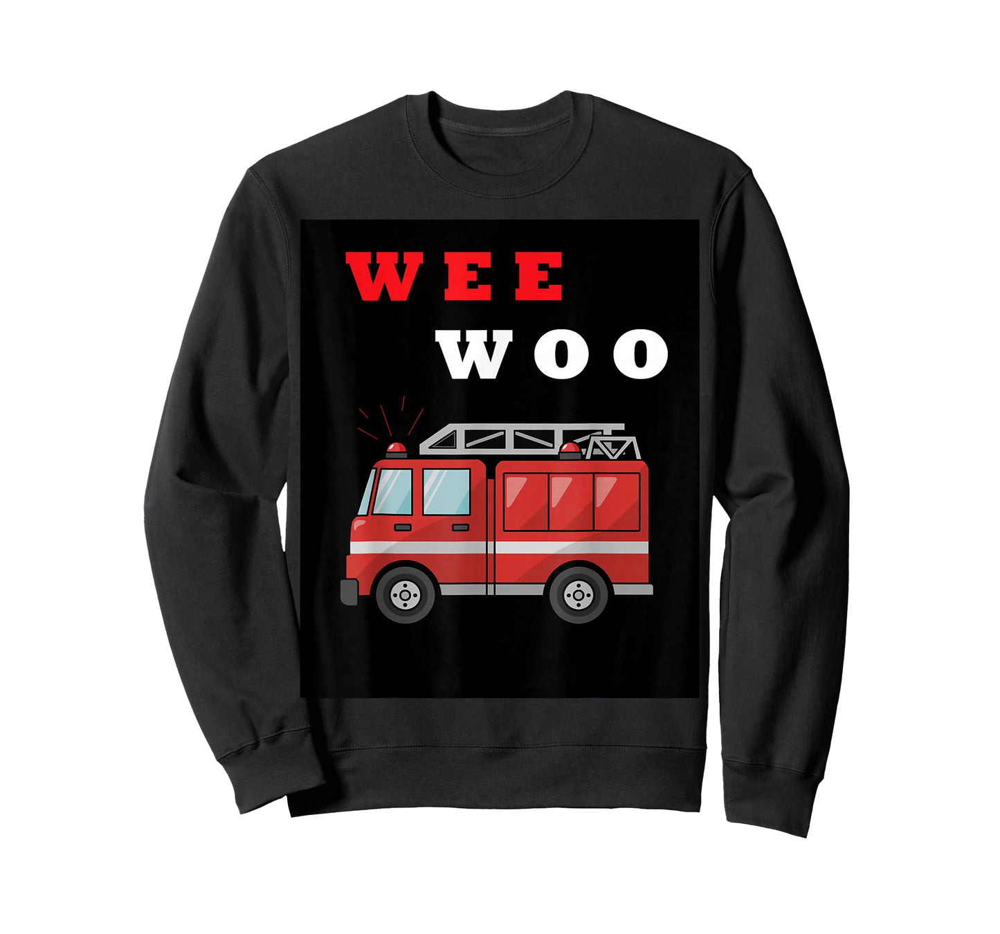 Wee Woo fire truck Funny Gift T-Shirt T-Shirt