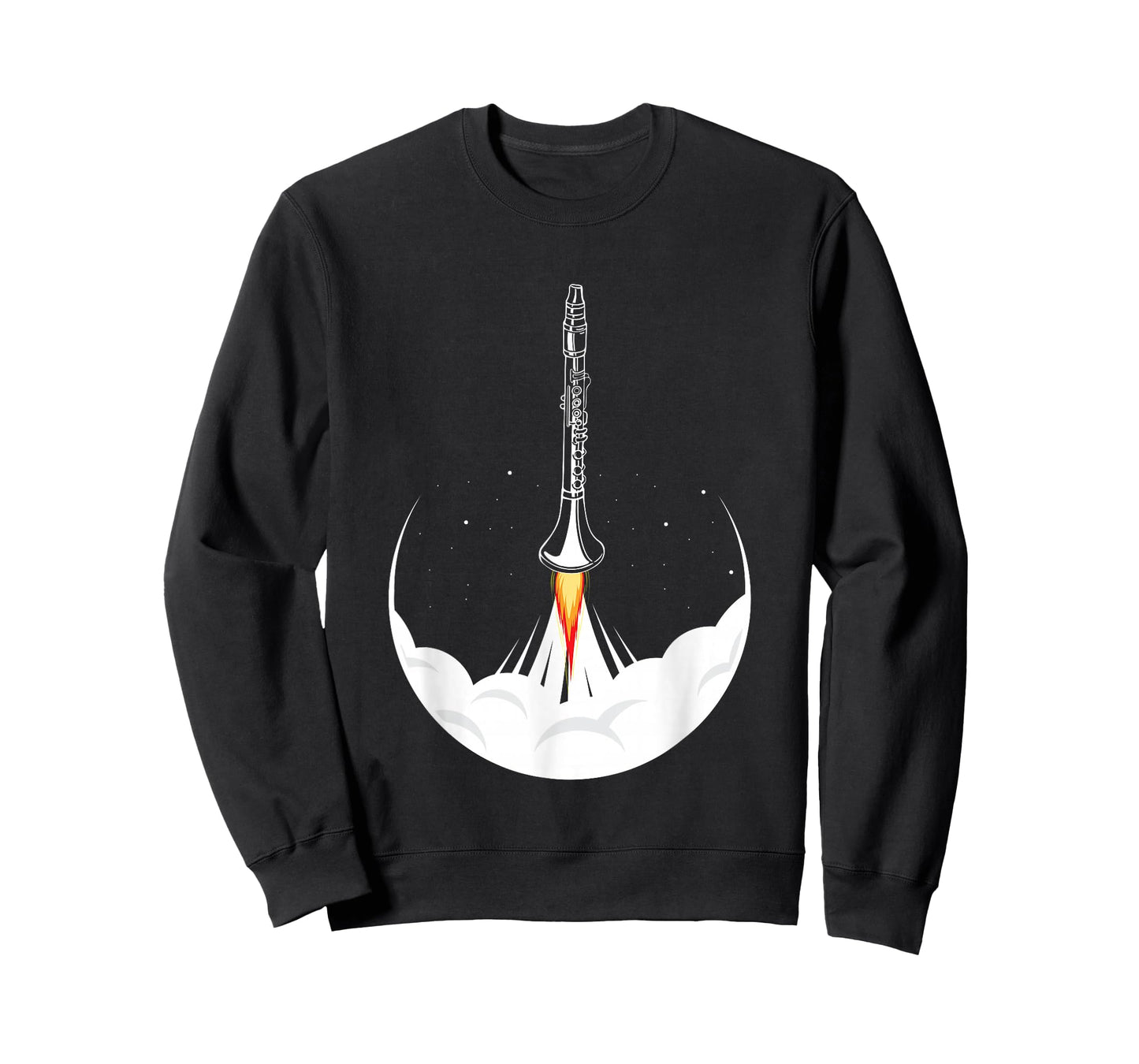 Clarinet Rocket - Clarinetist Orchestra Woodwind T-Shirt