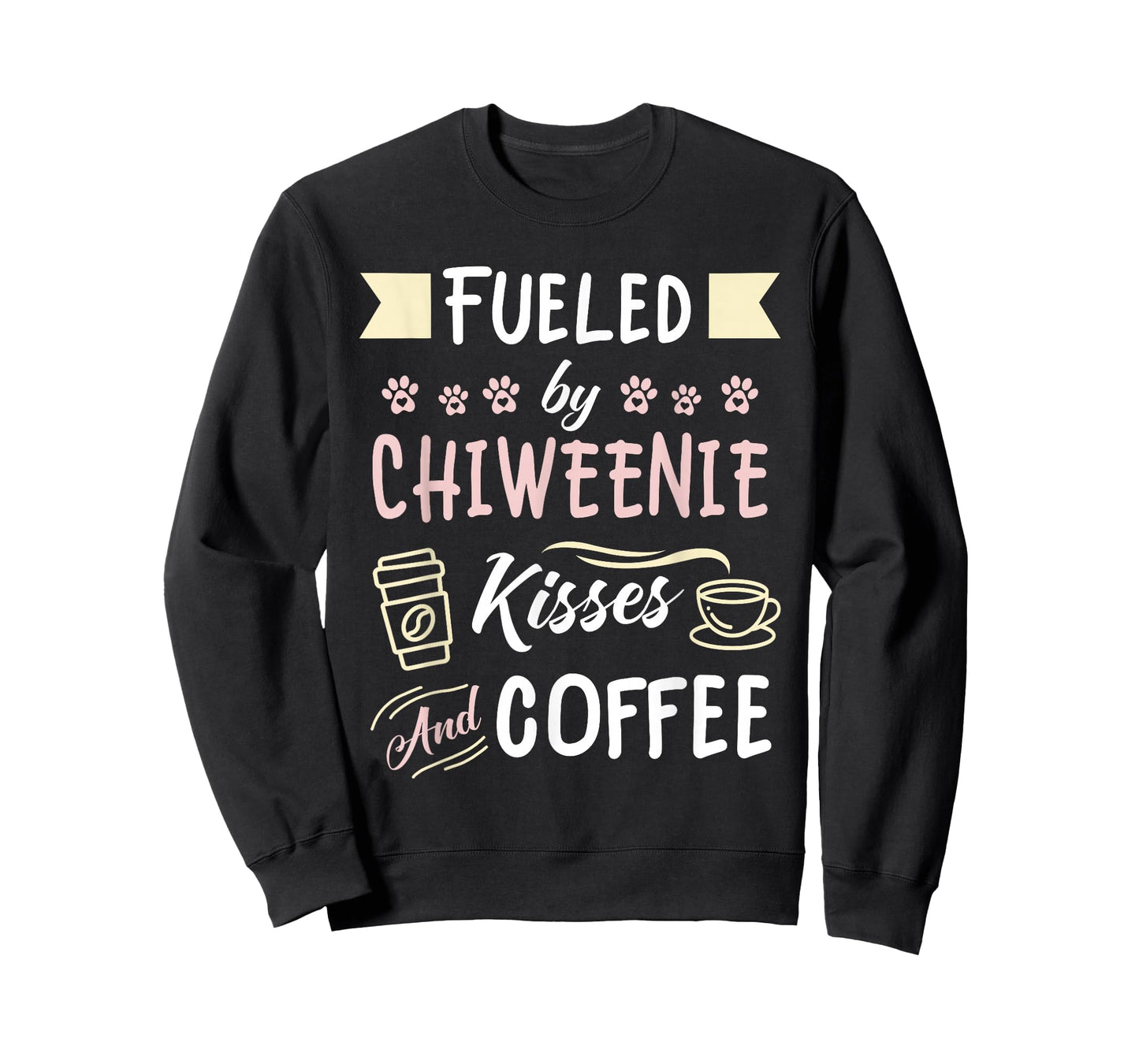 Chiweenie Mom Coffee Lover Dog Pet Owner T-Shirt