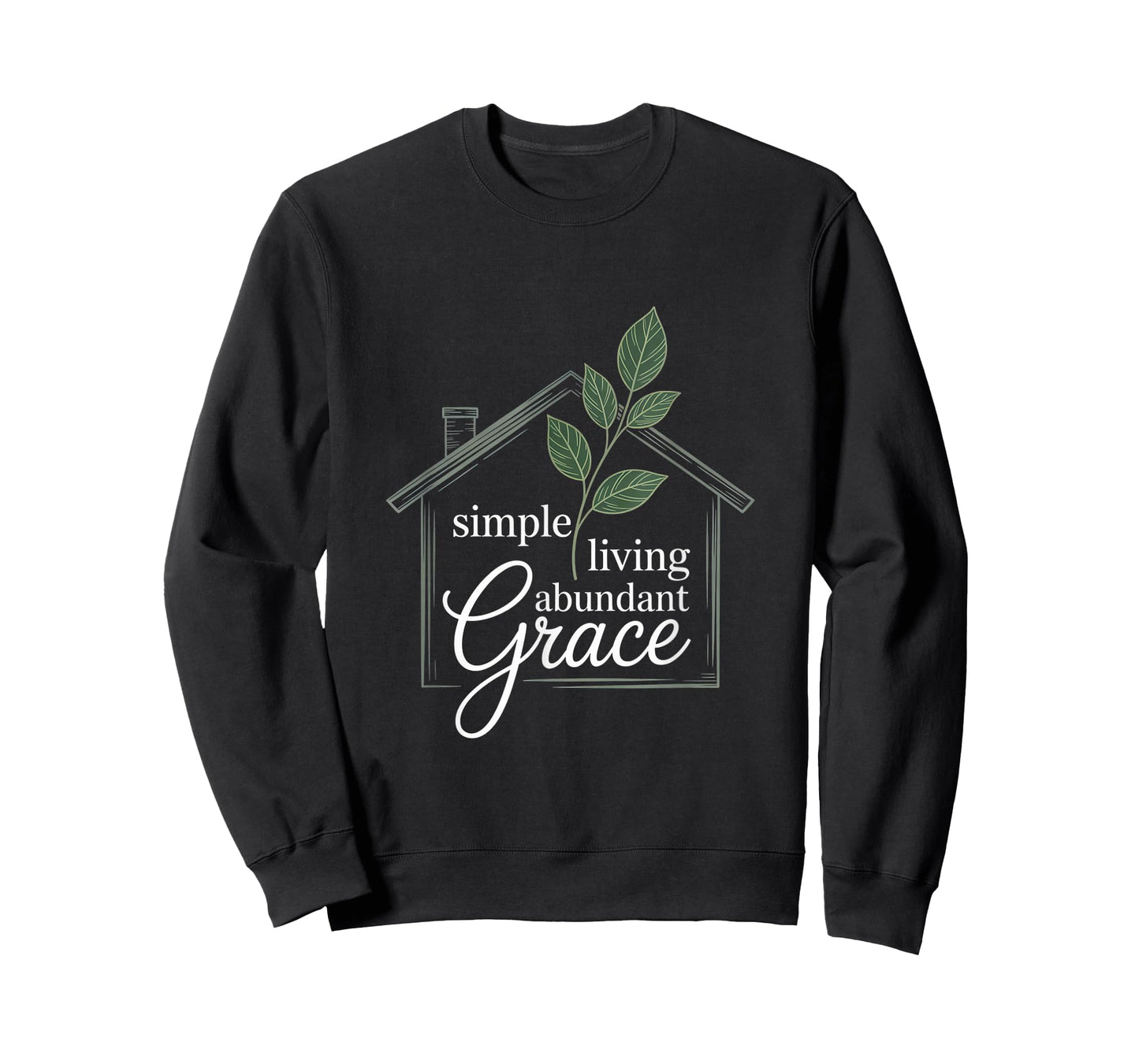 Christian Simple Living Abundant Grace Faithful Journey T-Shirt