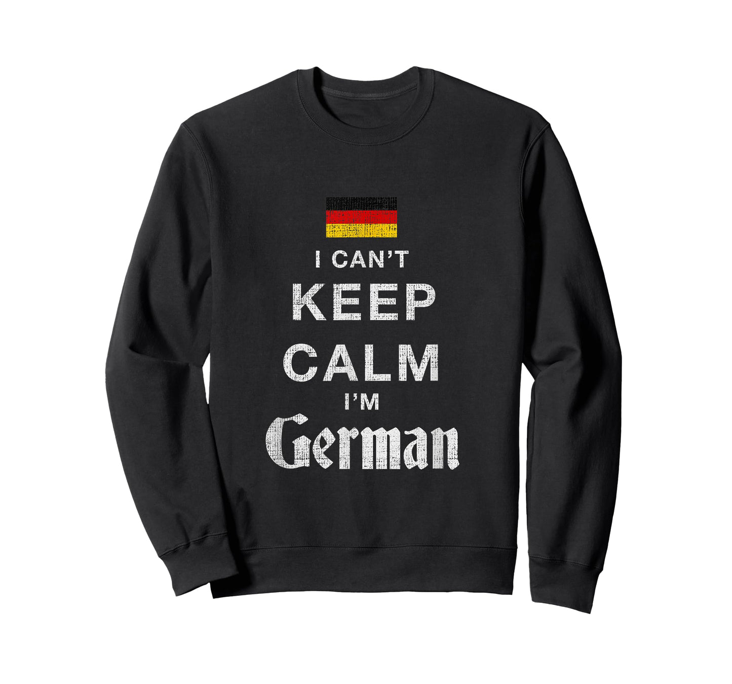 I Can't Keep Calm I'm German Flag Novelty Tshirt T-Shirt