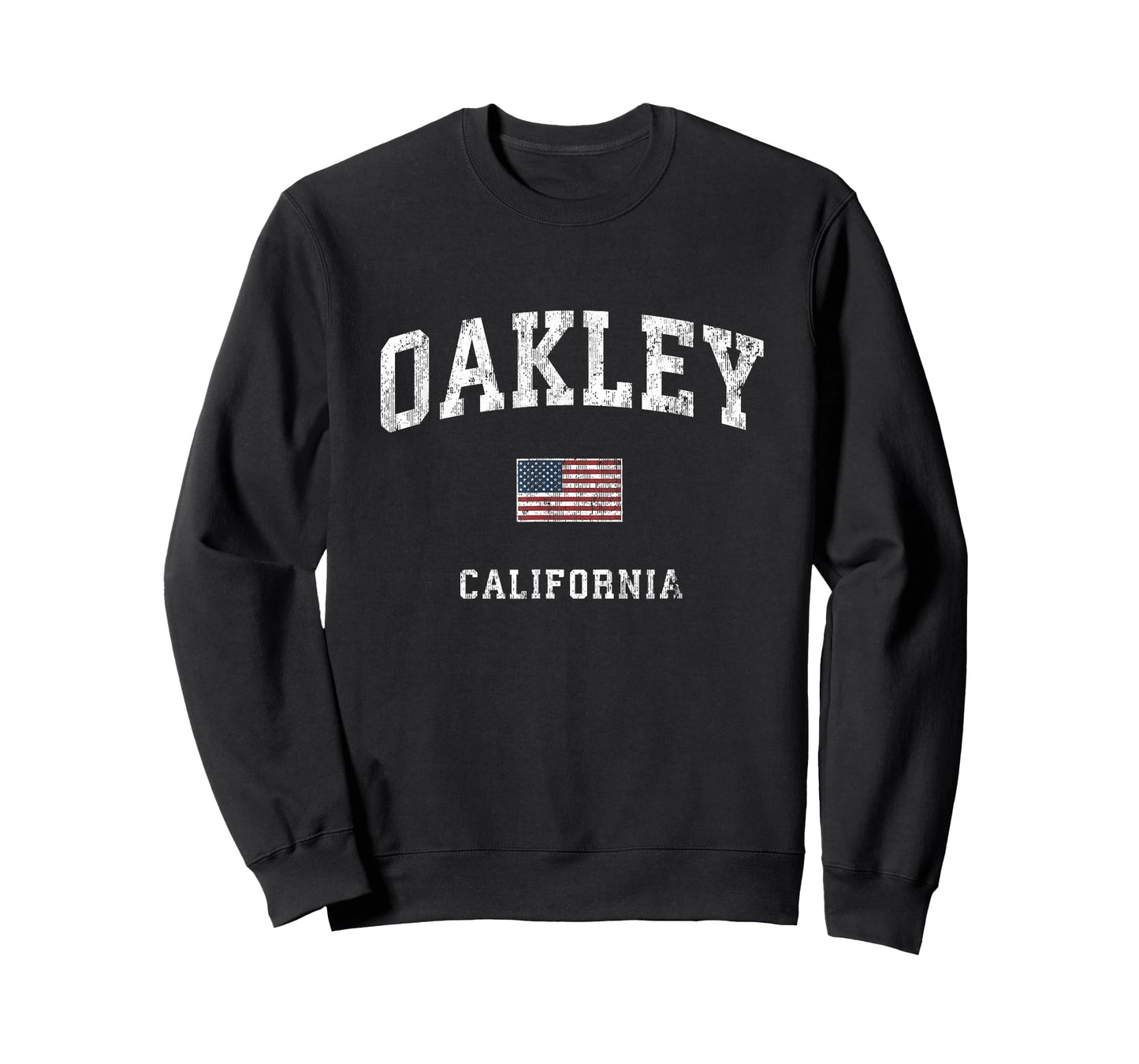 Oakley California CA Vintage American Flag Sports Design T-Shirt