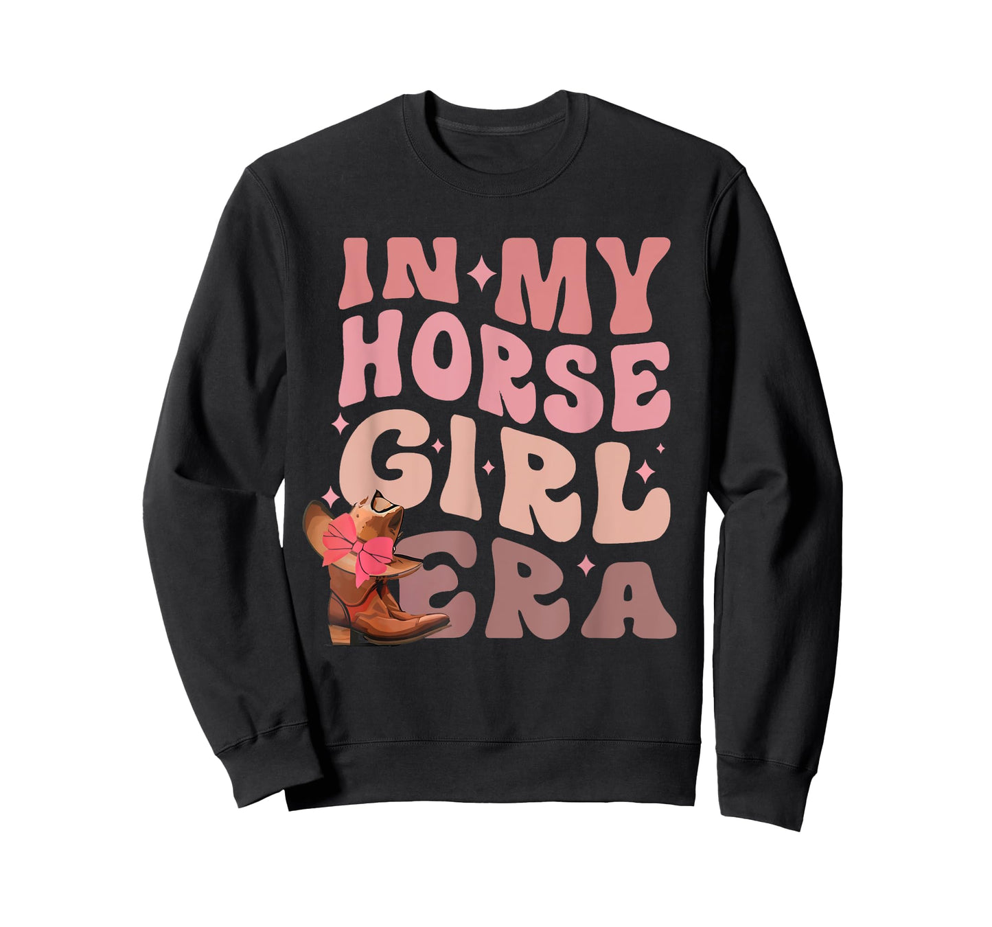 In My Horse Girl Era Cowgirl Western Rodeo Groovy T-Shirt