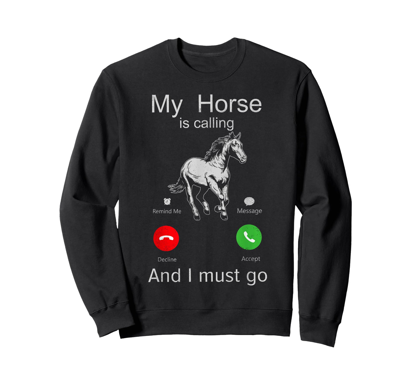My horse is calling And i must go My horse is racing and I T-Shirt