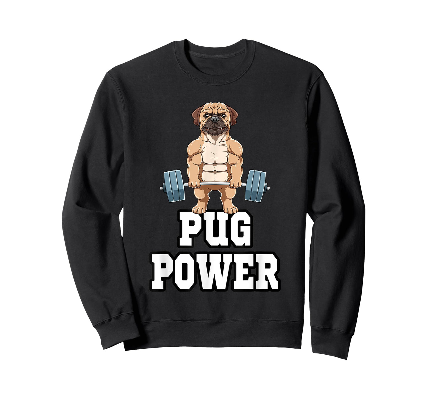 Pug Fitness Muscles Workout Weight T-Shirt