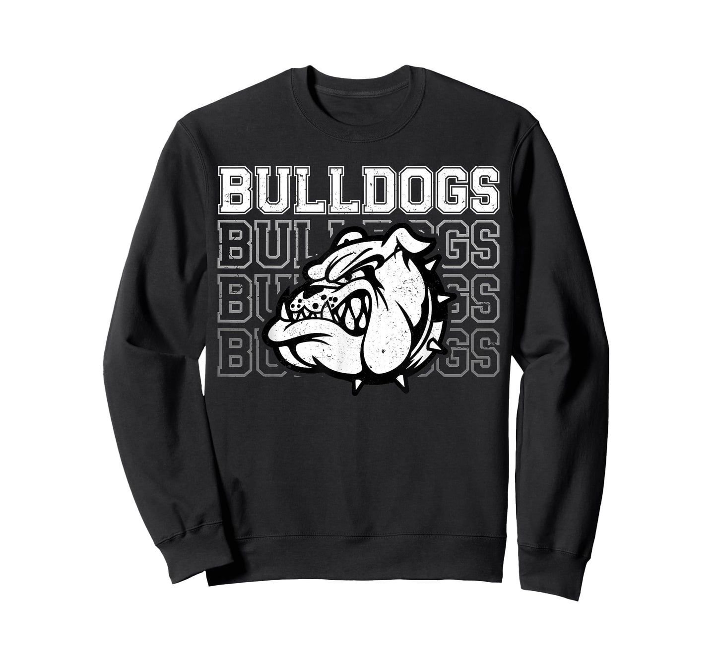 Bulldogs Mascot Team Spirit Vintage Sports Fan T-Shirt