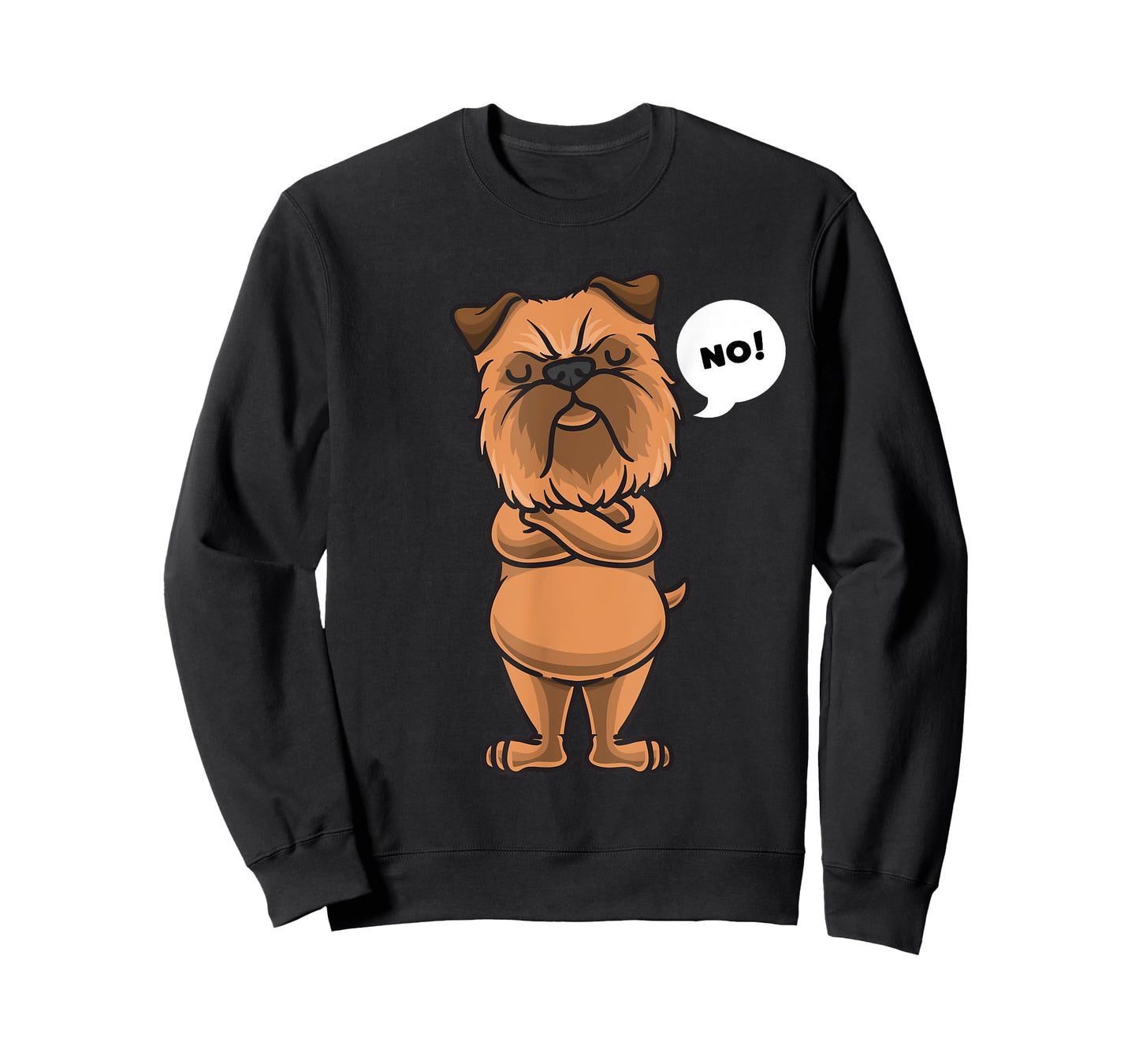 Stubborn Griffon Bruxellois Dog Brussels Griffon Men Women Girls Kids T-Shirt
