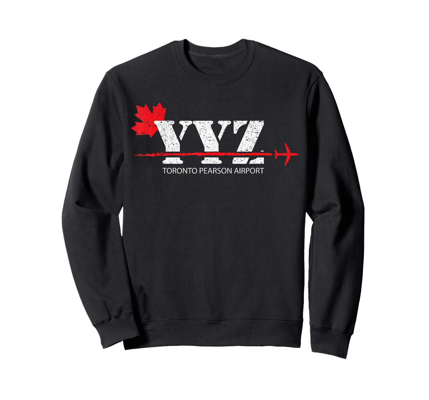 Retro Vintage Toronto YYZ Maple Leaf Airport Code T-Shirt
