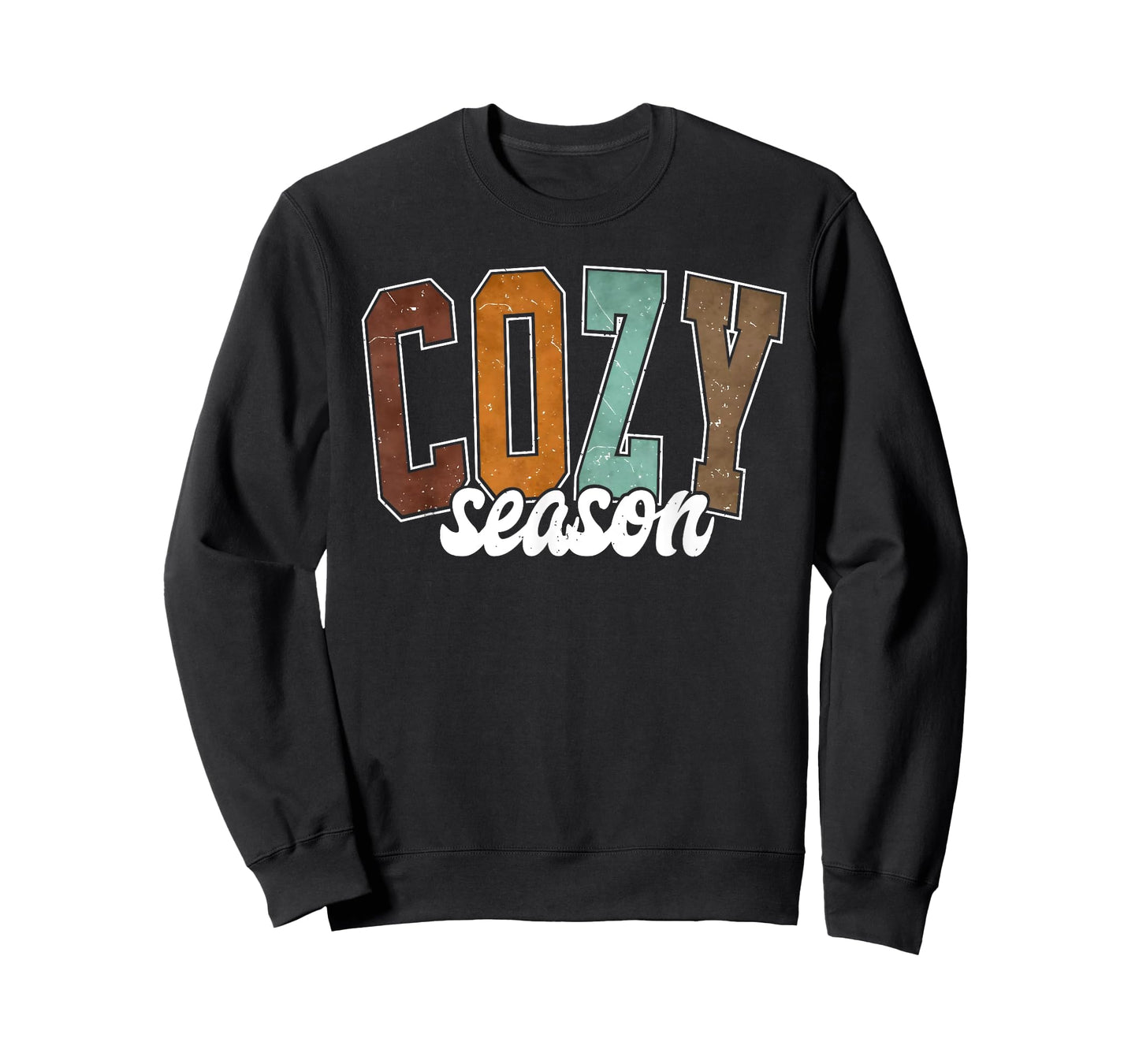 Cozy Season Pumpkin Autumn Fall Y'all Leaves Thanksgiving T-Shirt