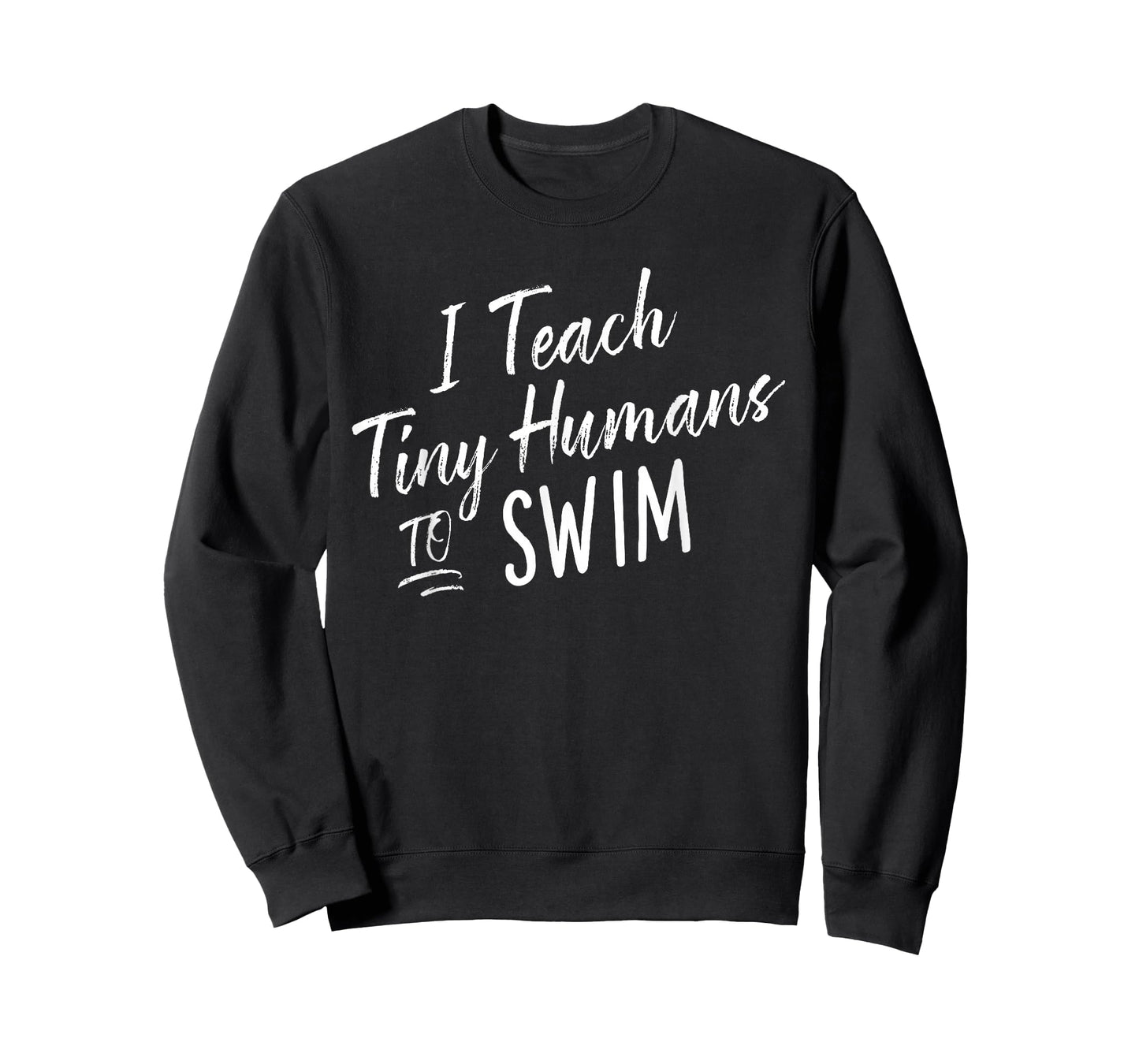 Cute Funny Swim Coach Tiny Humans Swimming Instructor T-Shirt