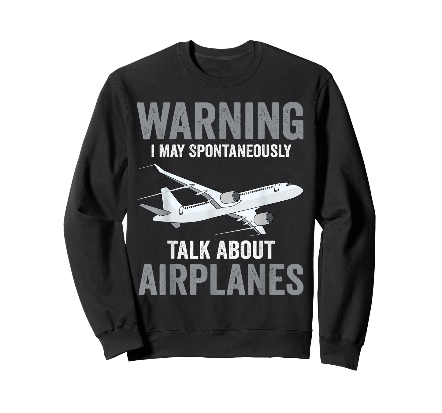 Funny Pilot Warning May Spontaneously Talk About Airplanes T-Shirt