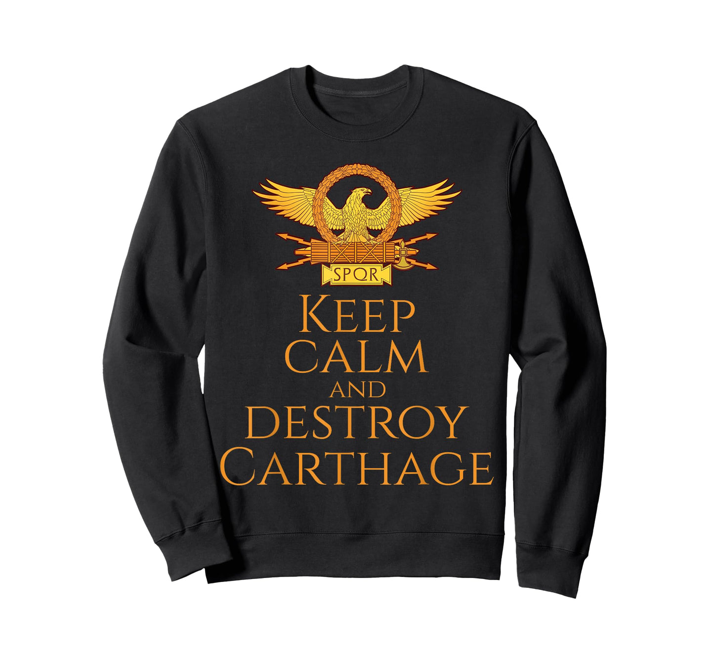 History Of Ancient Rome - Keep Calm And Destroy Carthage T-Shirt