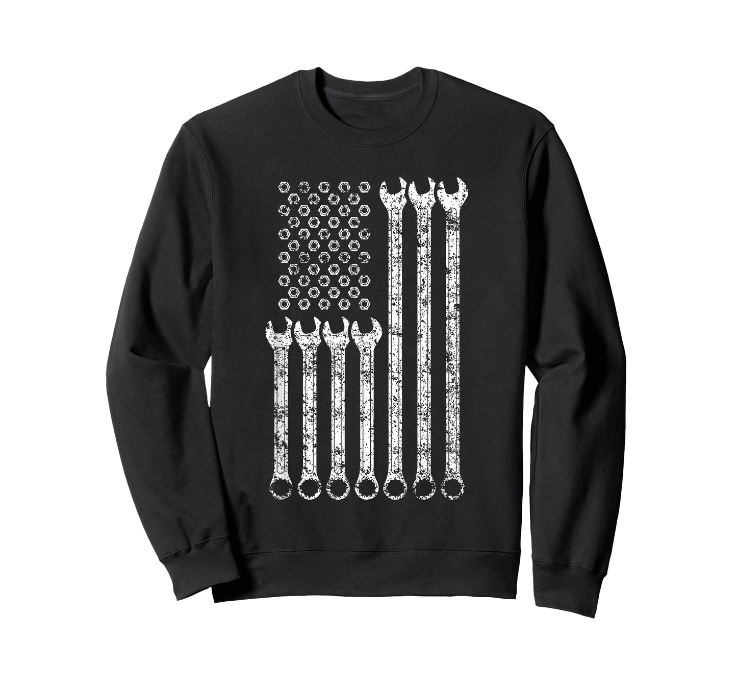 Flag USA Mechanic Wrenches for Women Men Tools America T-Shirt