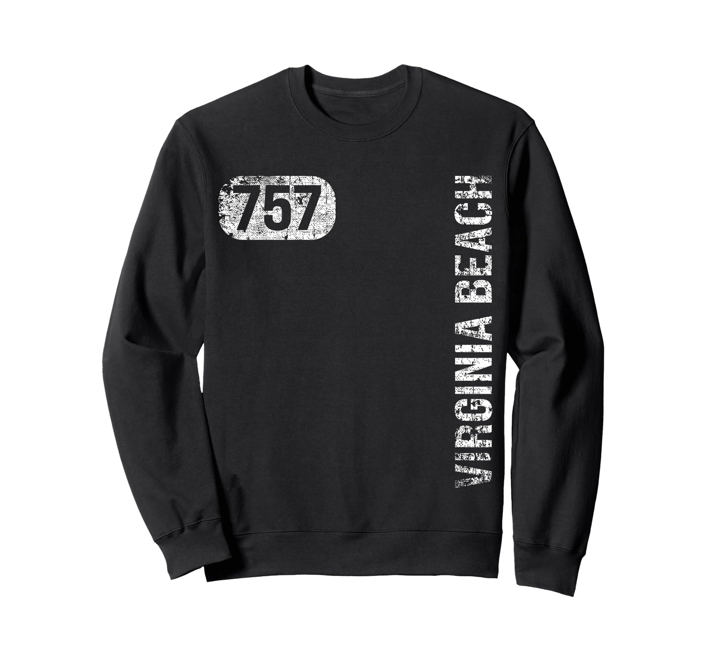 Virginia Beach Virginia 757 Area Code Vintage Retro T-Shirt