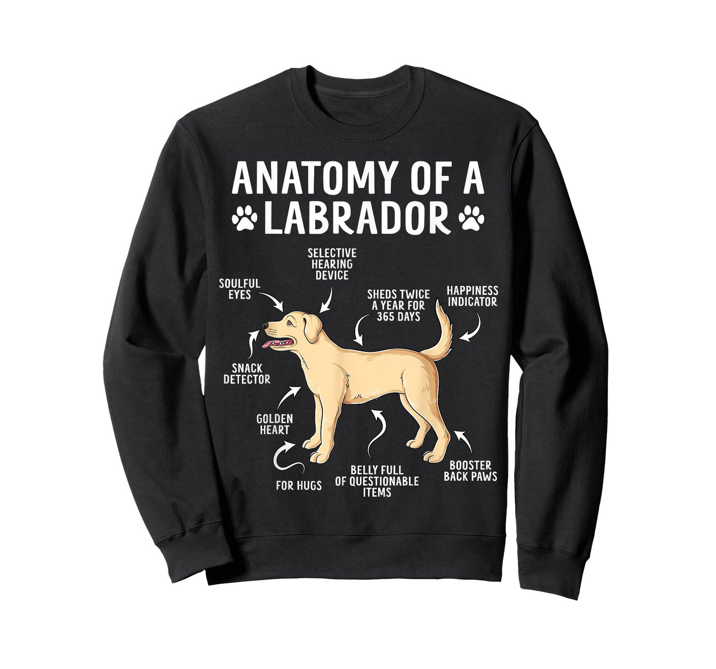 Anatomy of A Labrador Retriever Funny Lab Dog Lover T-Shirt