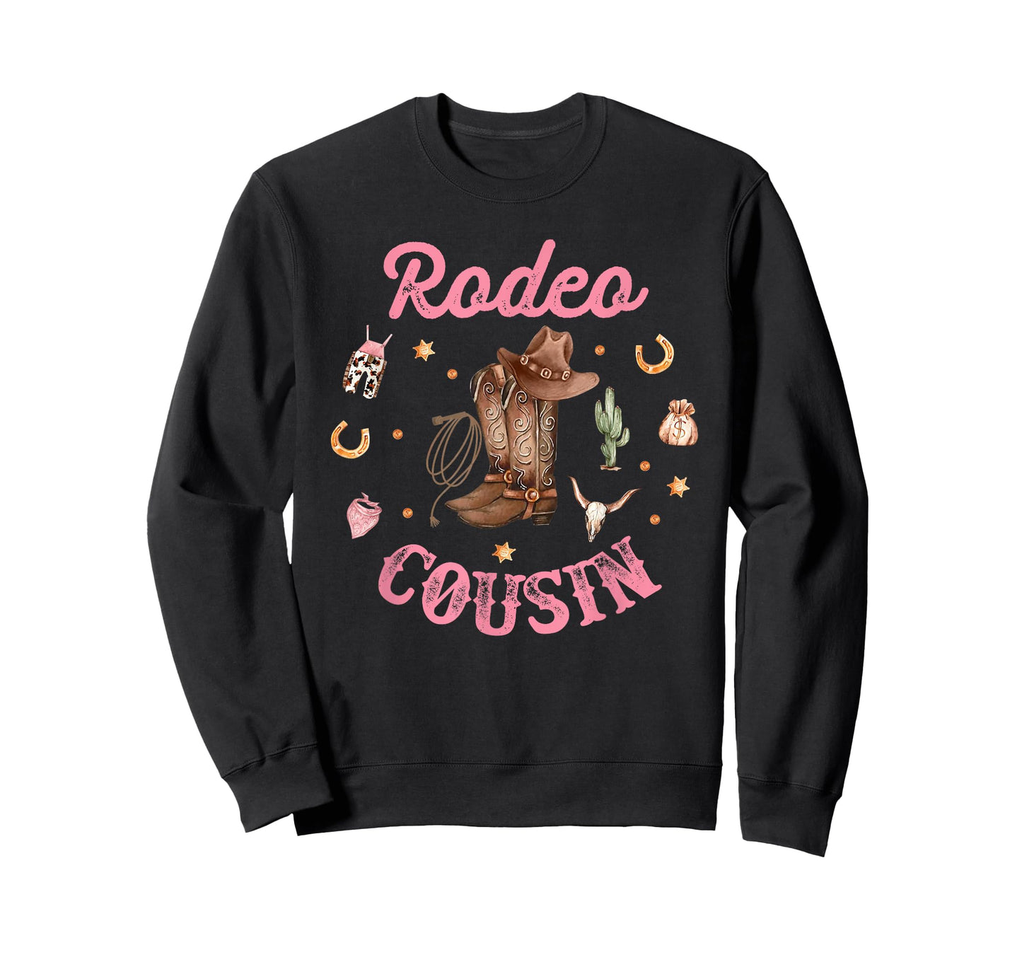 Rodeo Cousin - Cousin Western Cowboy Cowgirl Birthday Family T-Shirt
