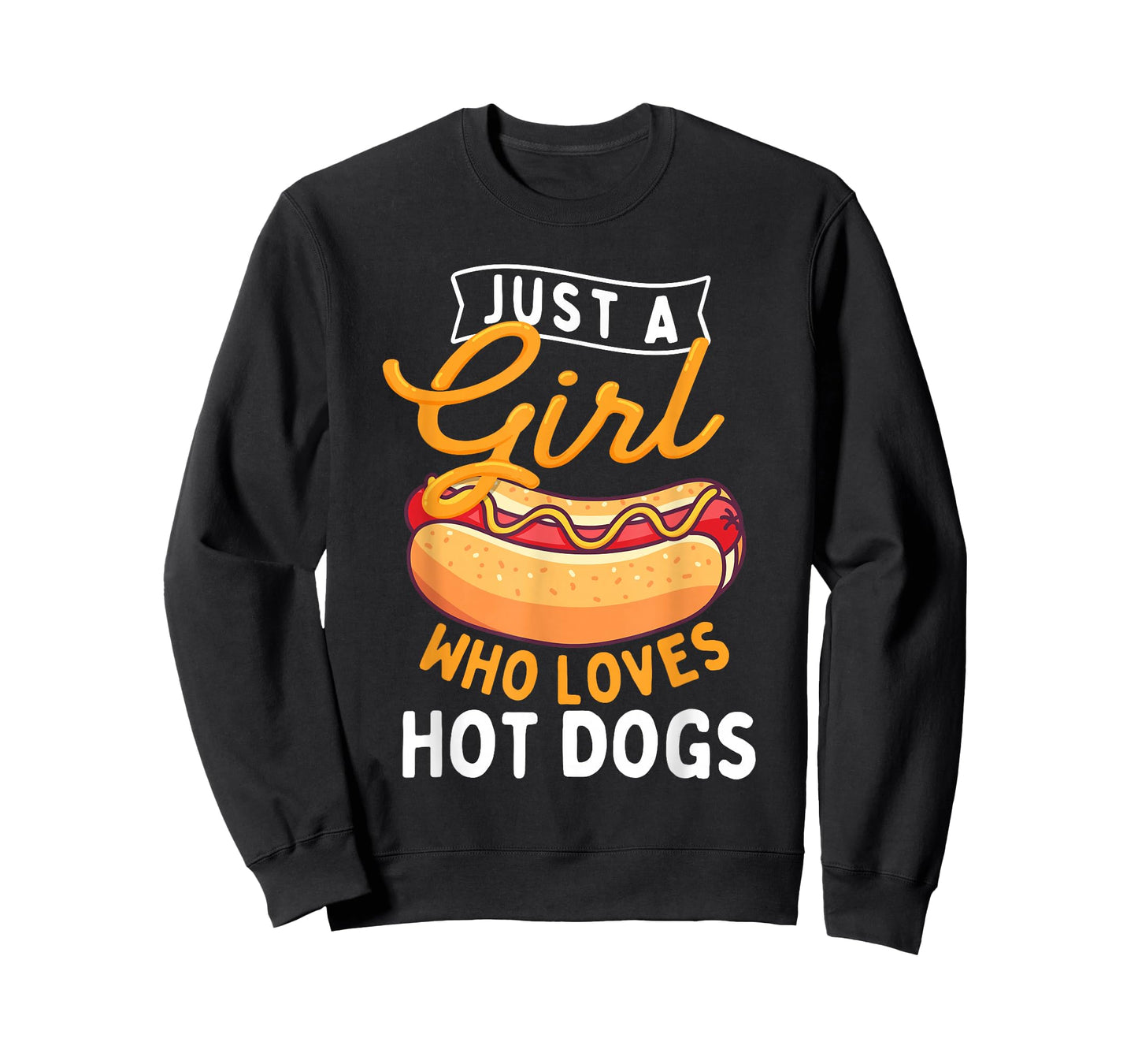 Just A Girl Who Loves Hot Dogs - Hot Dog Lover Fast Food T-Shirt