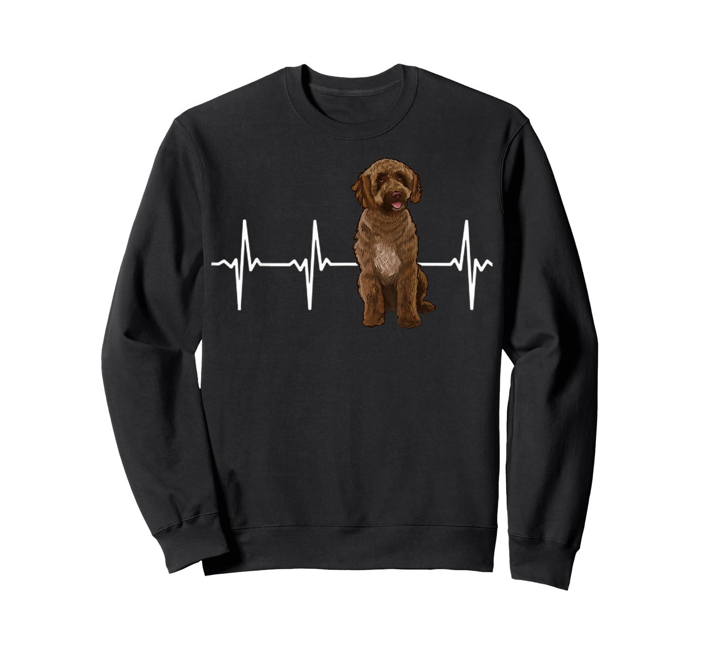 Spanish Water Dog Heartbeat Dog Lover T-Shirt