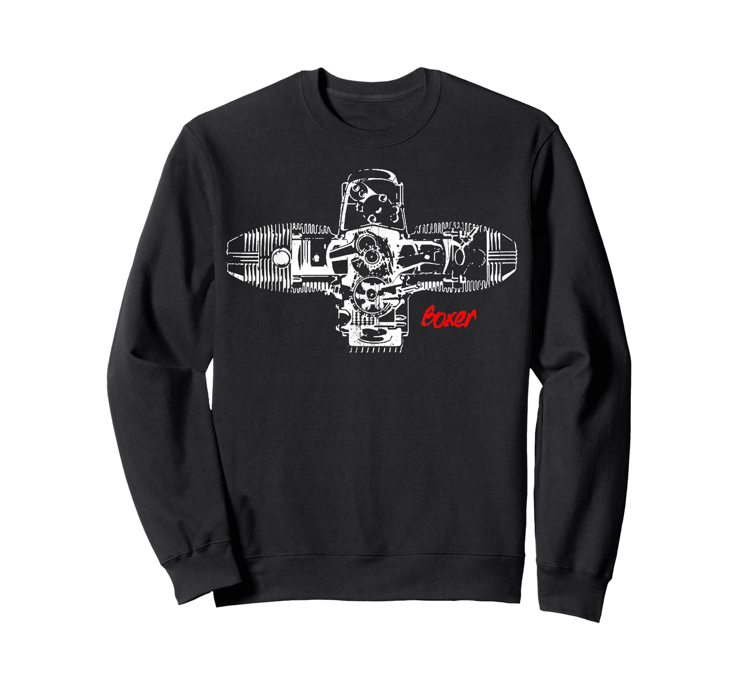 Vintage Boxer LASER Flat Engine Motorcycles T-Shirt