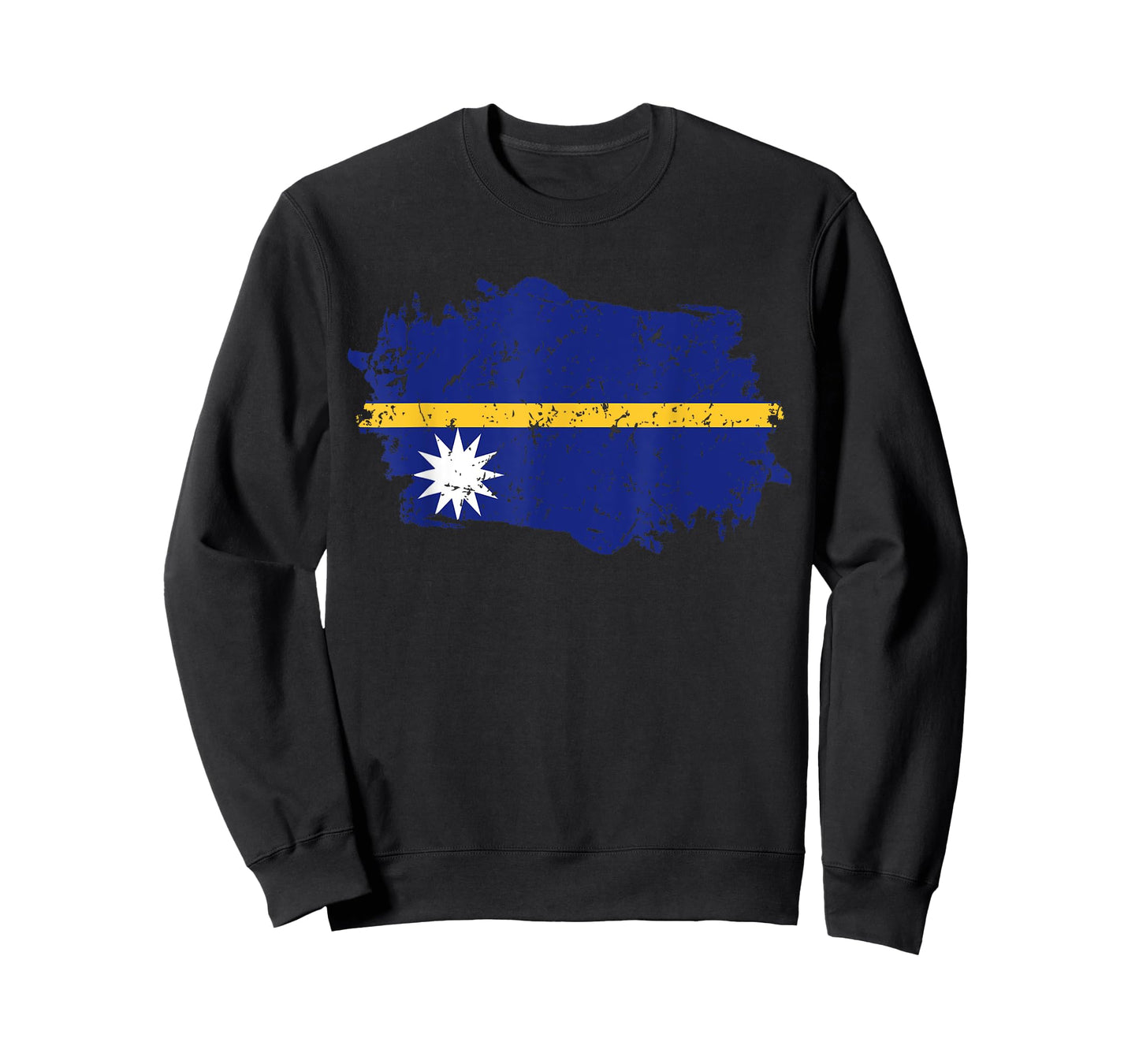 Nauru Flag Design Grunge Country Flag Nauru T-Shirt