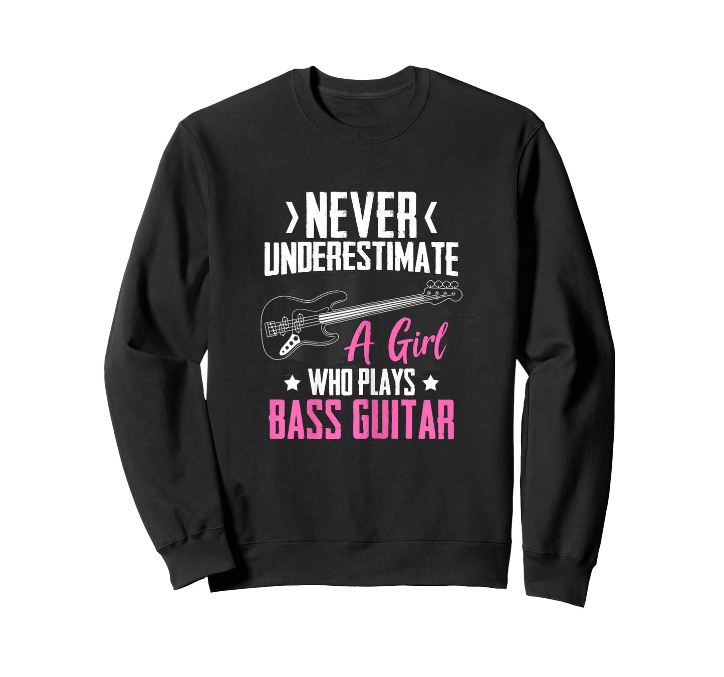 Funny Bass Guitar Lover Graphic Women and Girls Bass Player T-Shirt