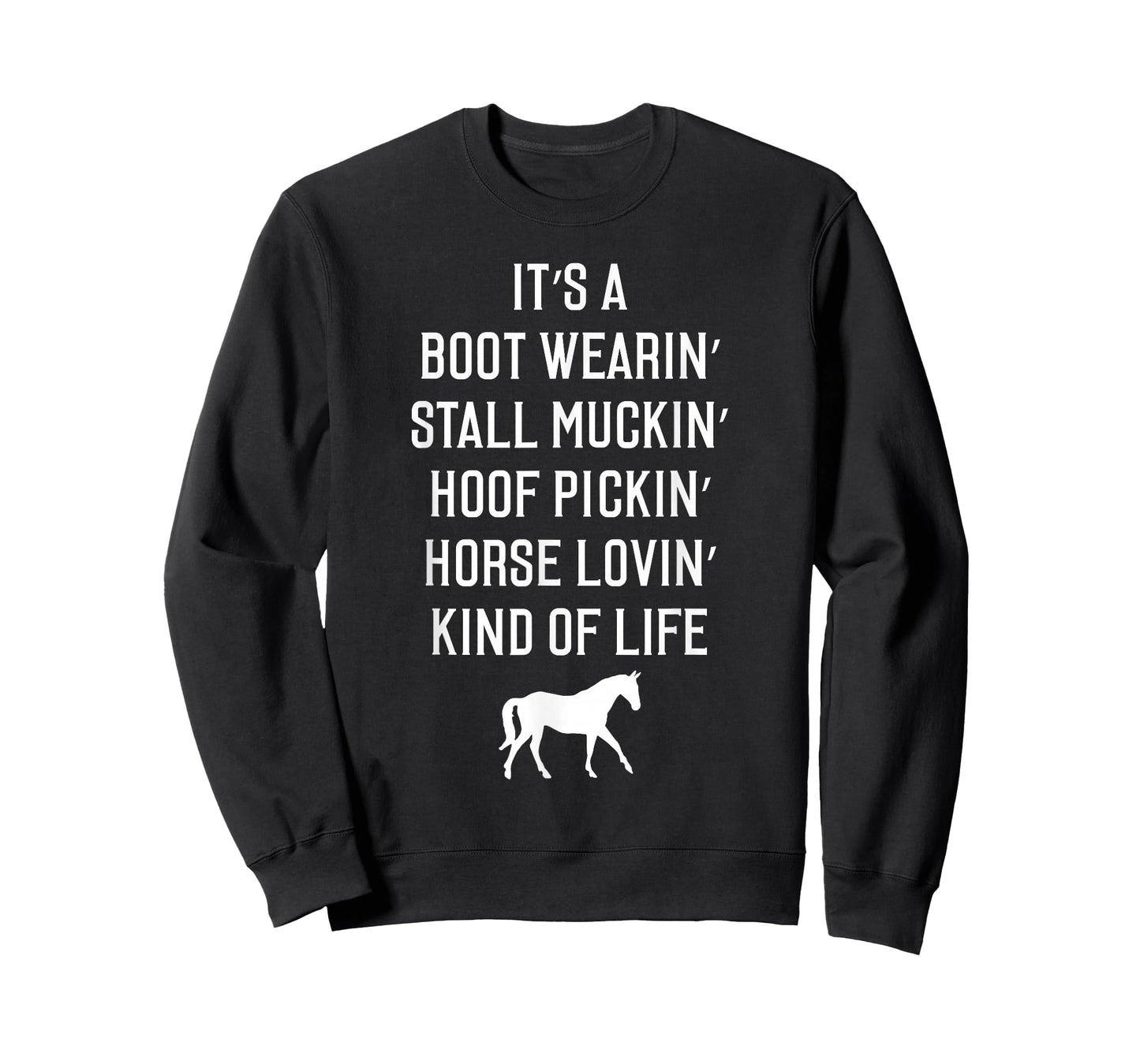 Funny Horse Boot Wearing Hoof Picking Equestrian T-Shirt