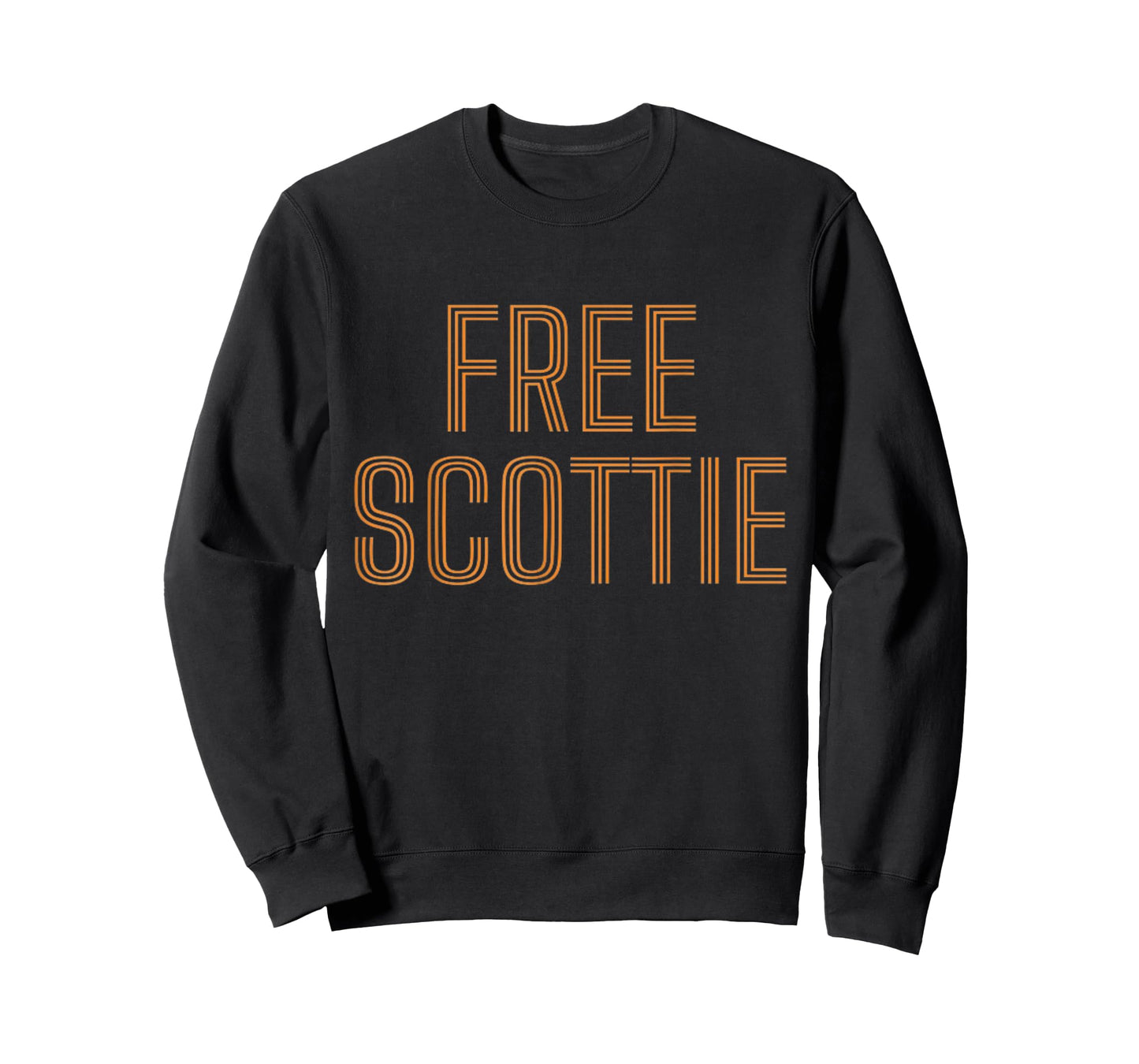 Funny Free Scottie Mug Shot Humour T-Shirt