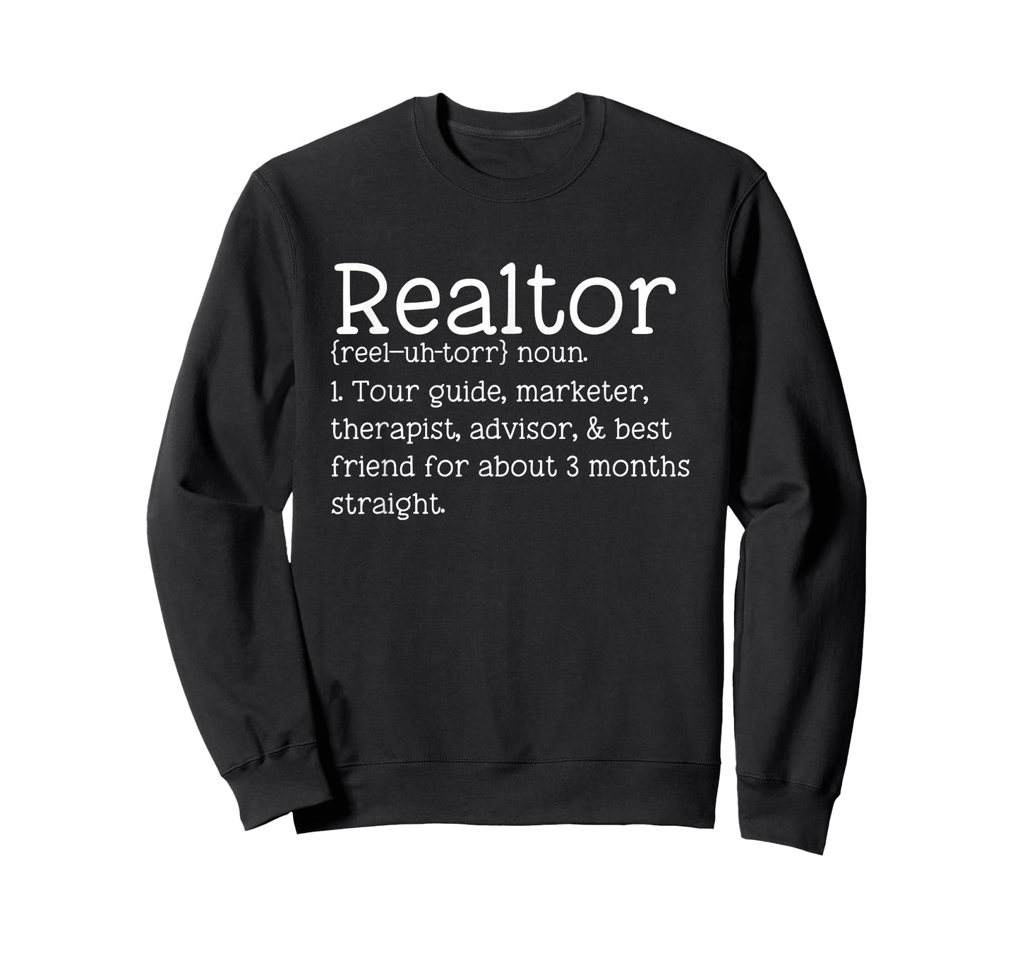 Funny Realtor Definition Real Estate Agent Sarcastic T-Shirt T-Shirt