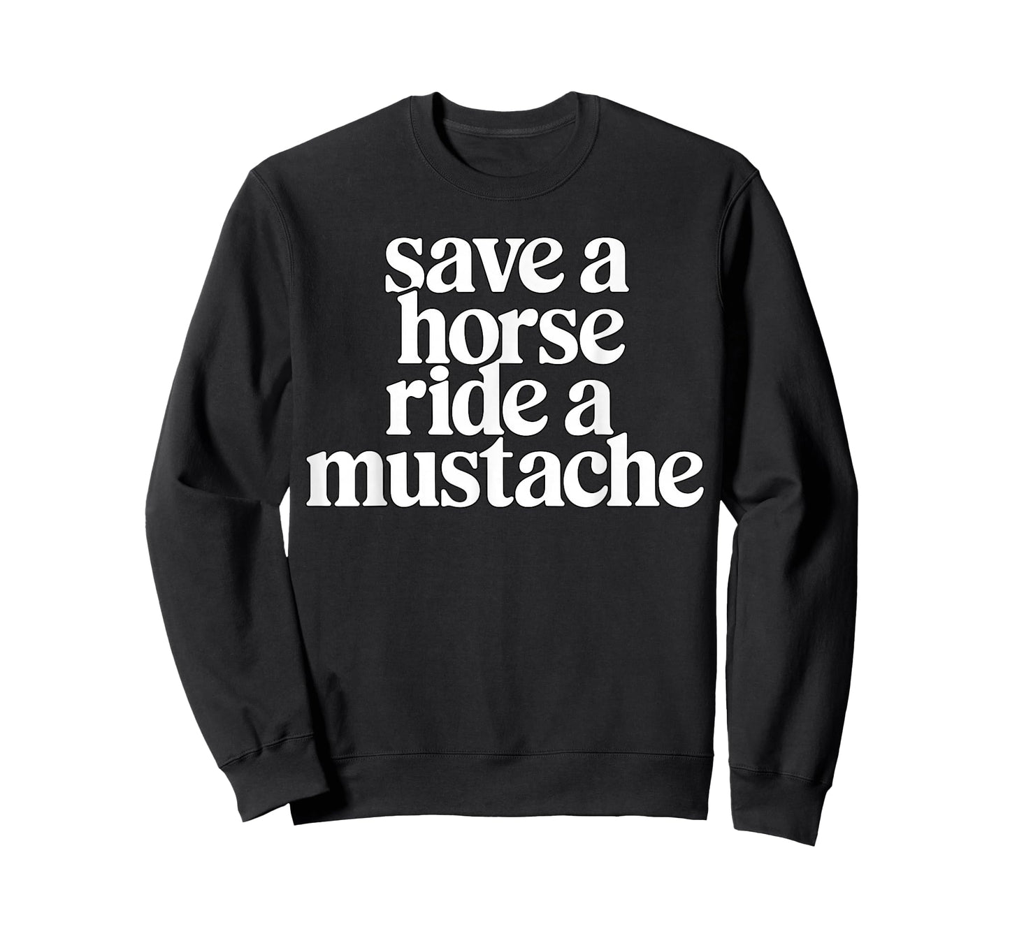 Save a Horse Ride a Mustache Cowboy Cowgirl T-Shirt