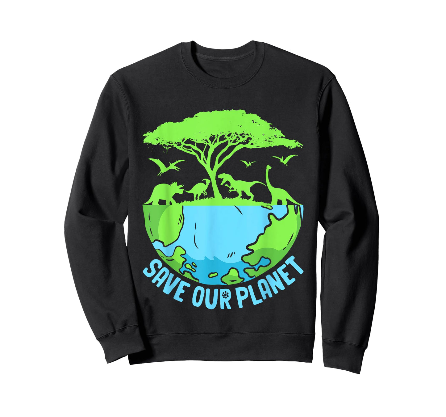Green Save Our Planet Environmental Earth Day Boys Kids T-Shirt