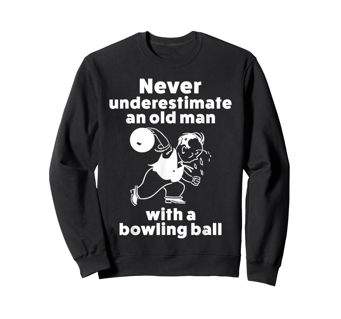 Funny Bowling Gift Shirt For Old Man Dad Or Grandpa T-Shirt