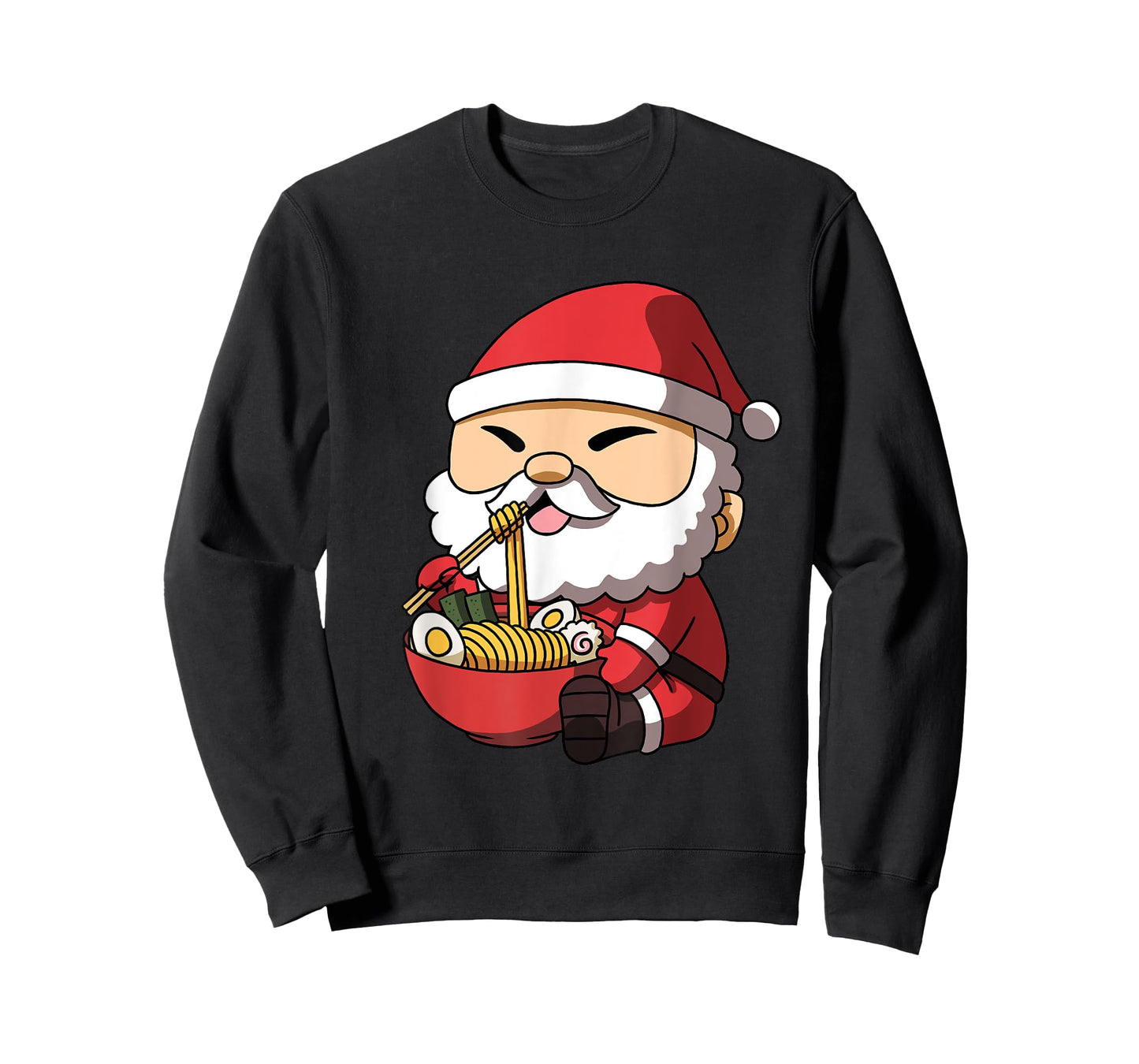 Kawaii Anime Christmas Santa Claus Japanese Ramen T-Shirt