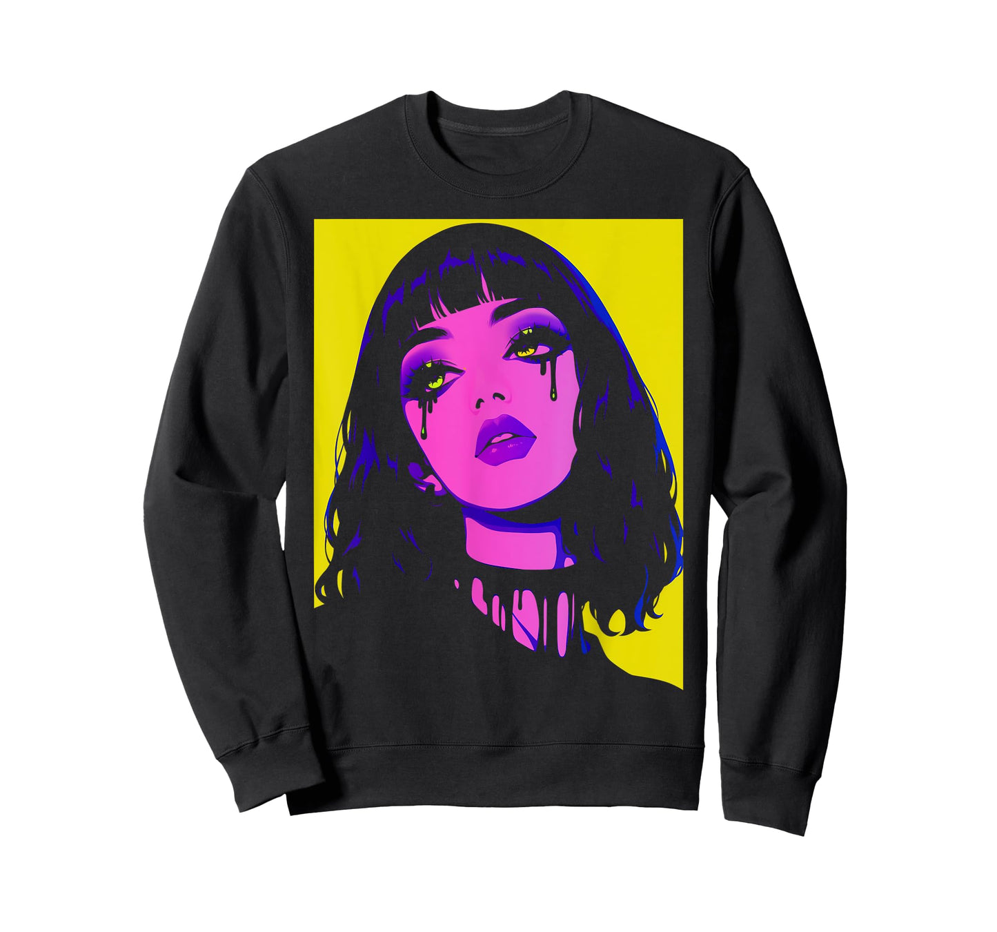 Cybergoth Cybercore Grunge Punk Goth Girl Alt Anime Manga T-Shirt