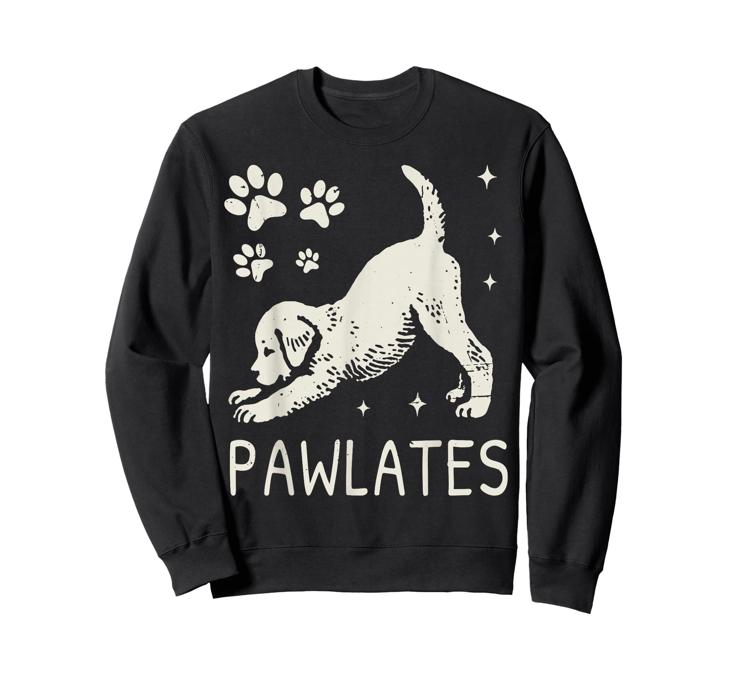 Pawlates Dog Stretching Workout Fitness Pilates Cute Puppy T-Shirt