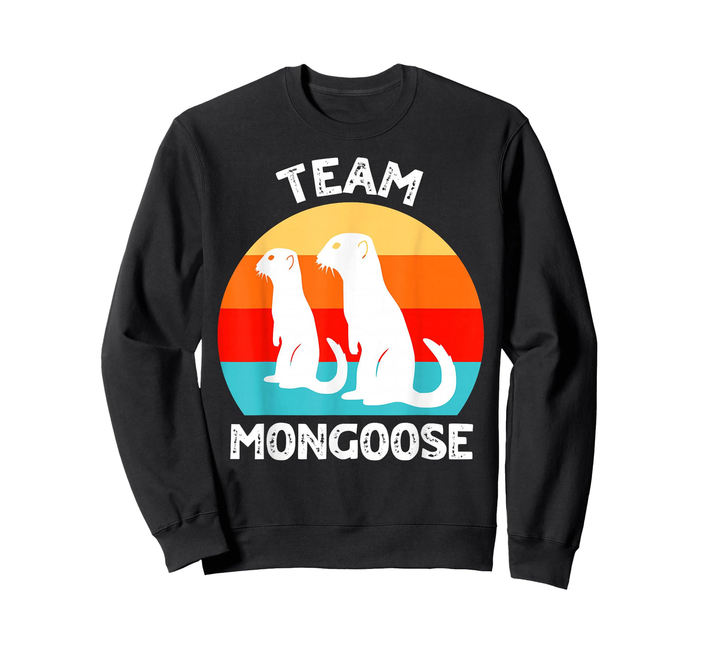 Funny Mongooses T-Shirt, Small, Black
