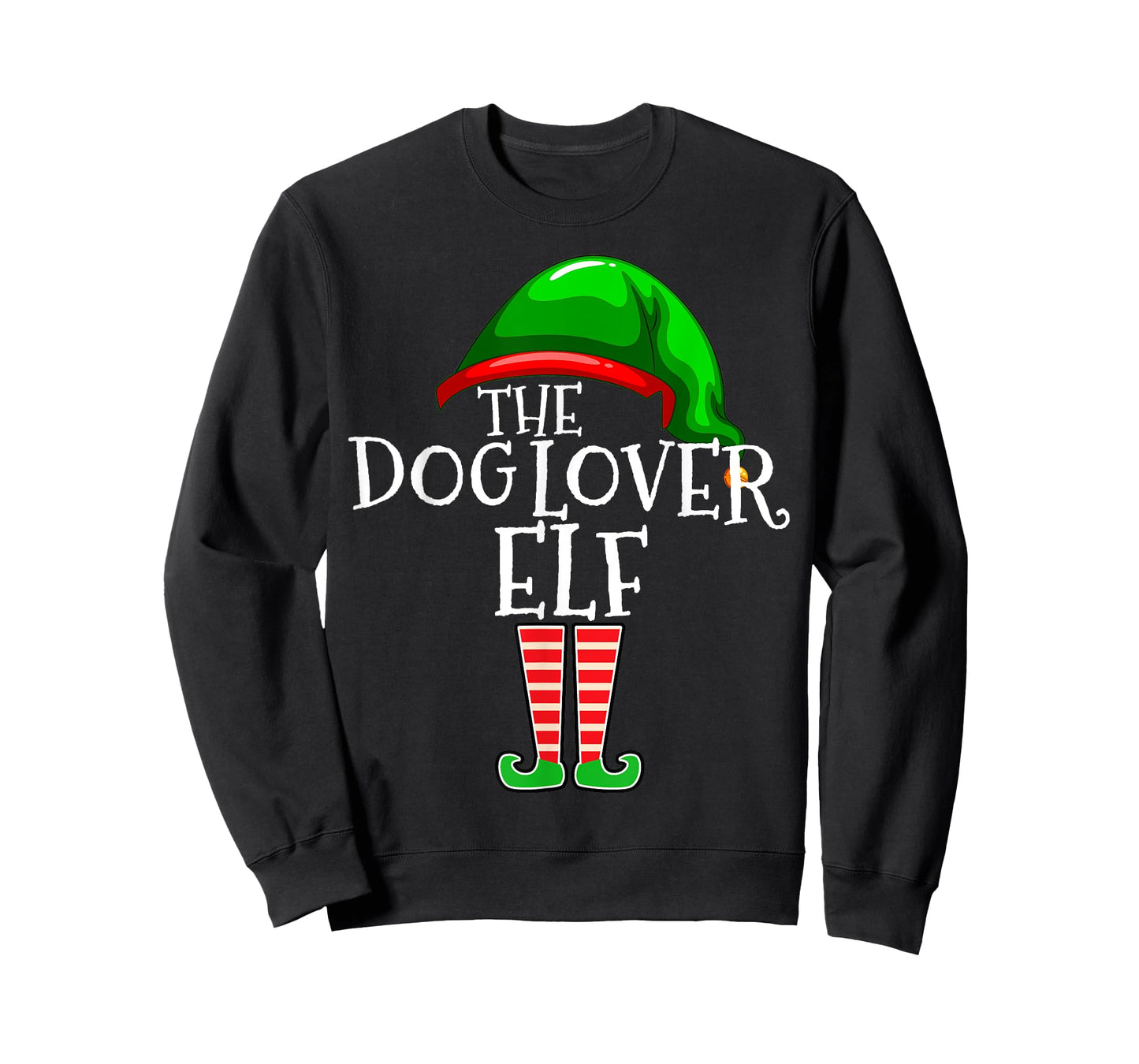 Dog Lover Elf Group Matching Family Christmas Mom Dad T-Shirt