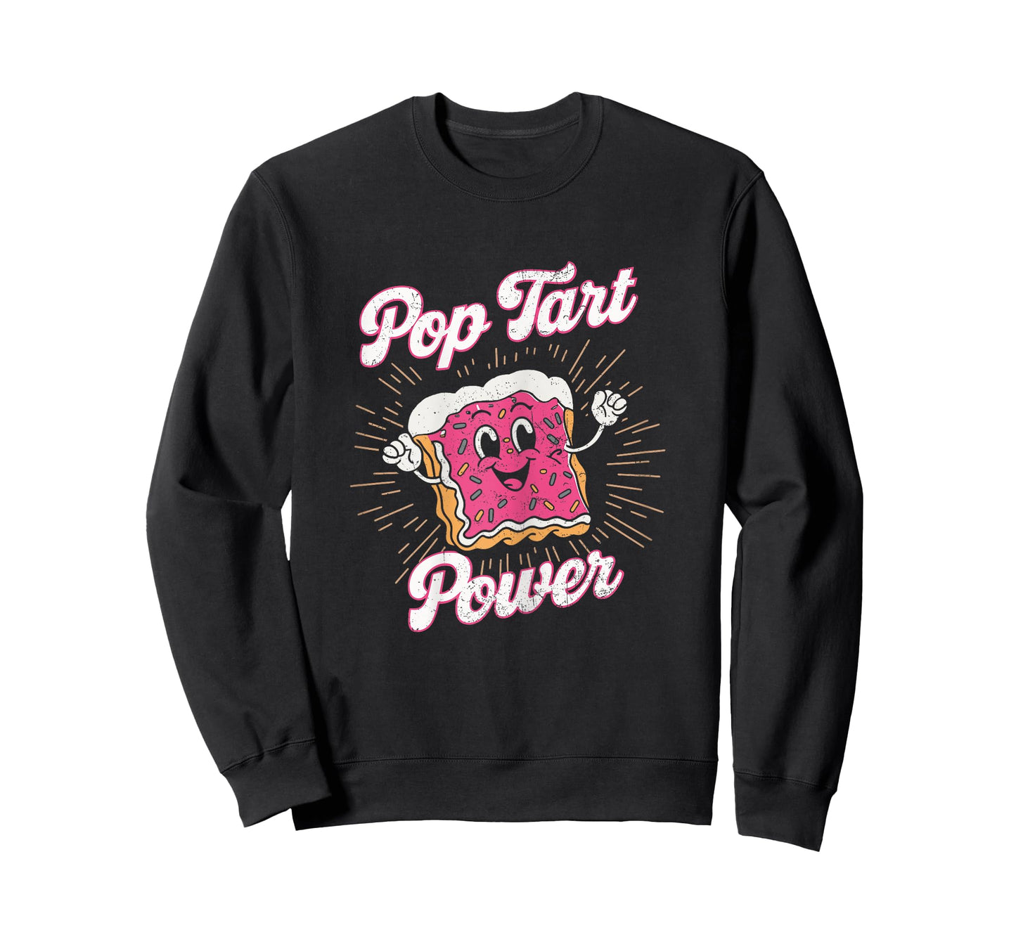 Pop Tart Power! Funny Gym Exercise Poptart Kawaii Grunge T-Shirt